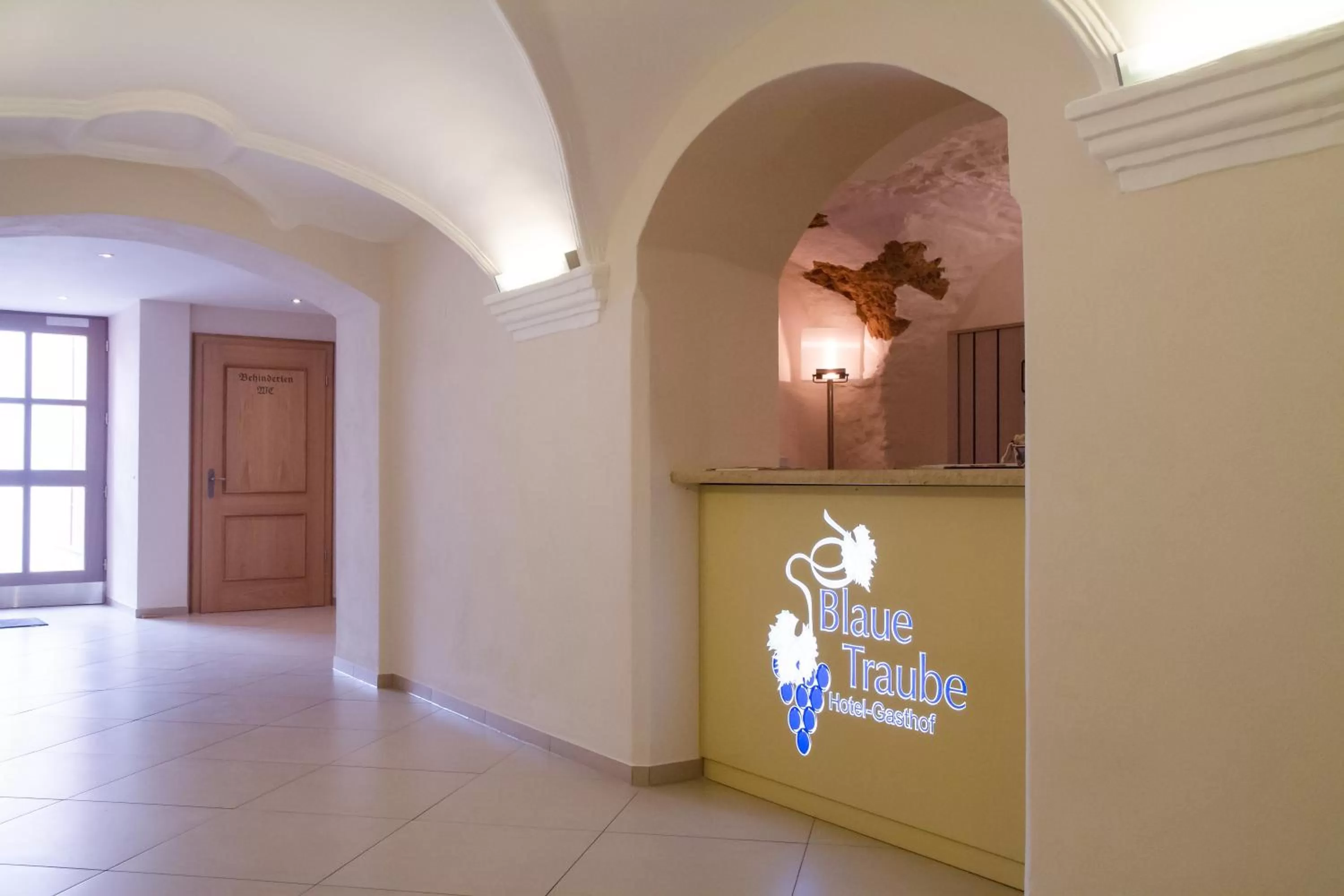 Lobby or reception in Hotel-Gasthof Blaue Traube e.K.