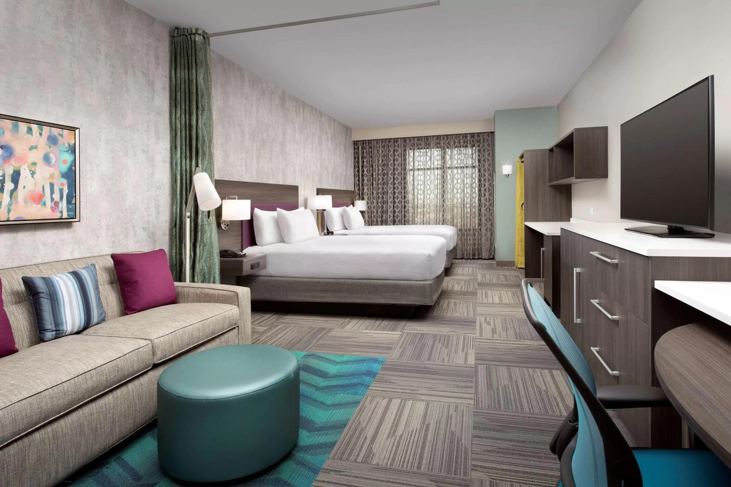 Bed in Home2 Suites by Hilton Denver Central Park