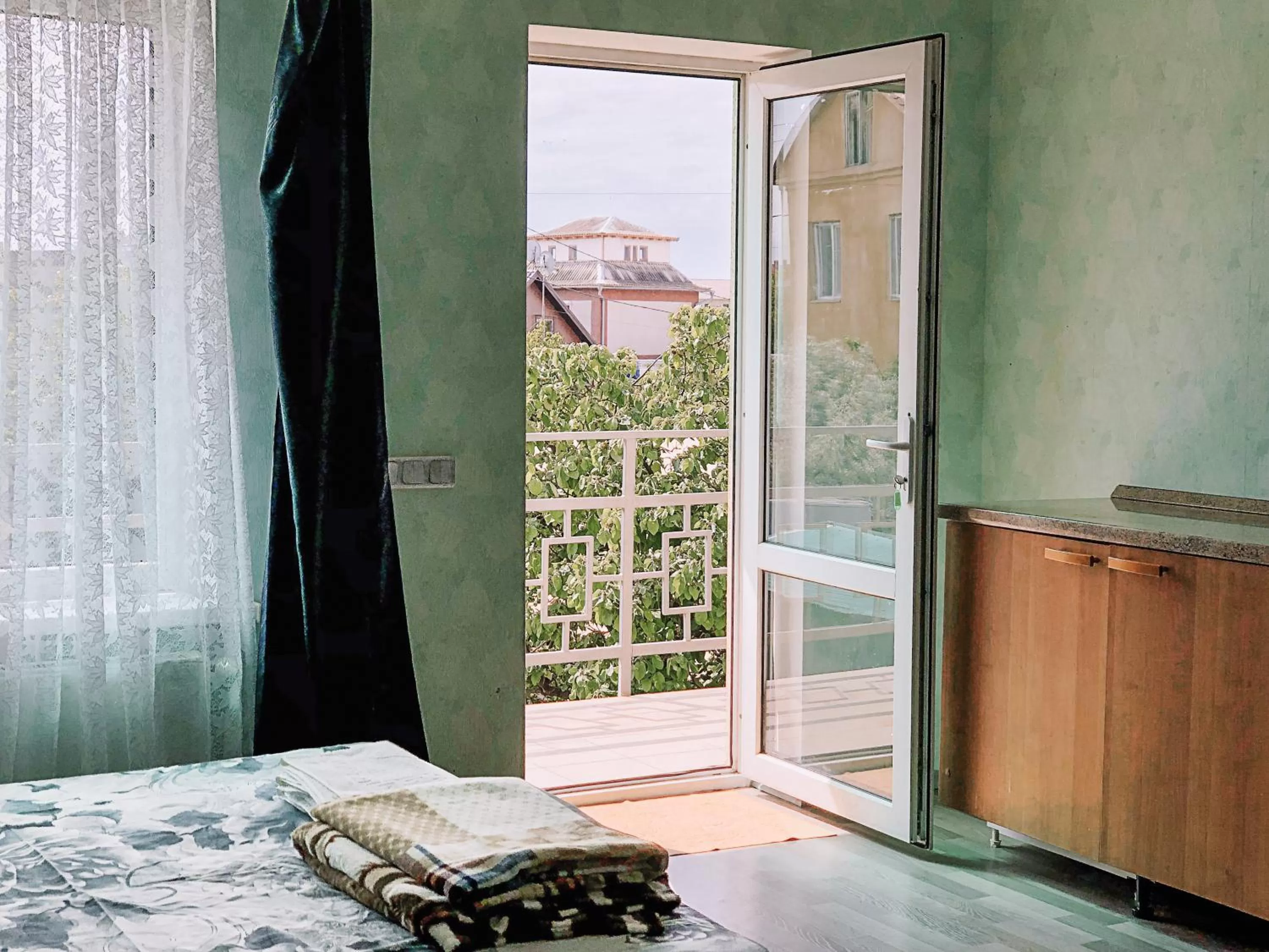 Decorative detail, Bed in Zolotoy Bereg Hotel