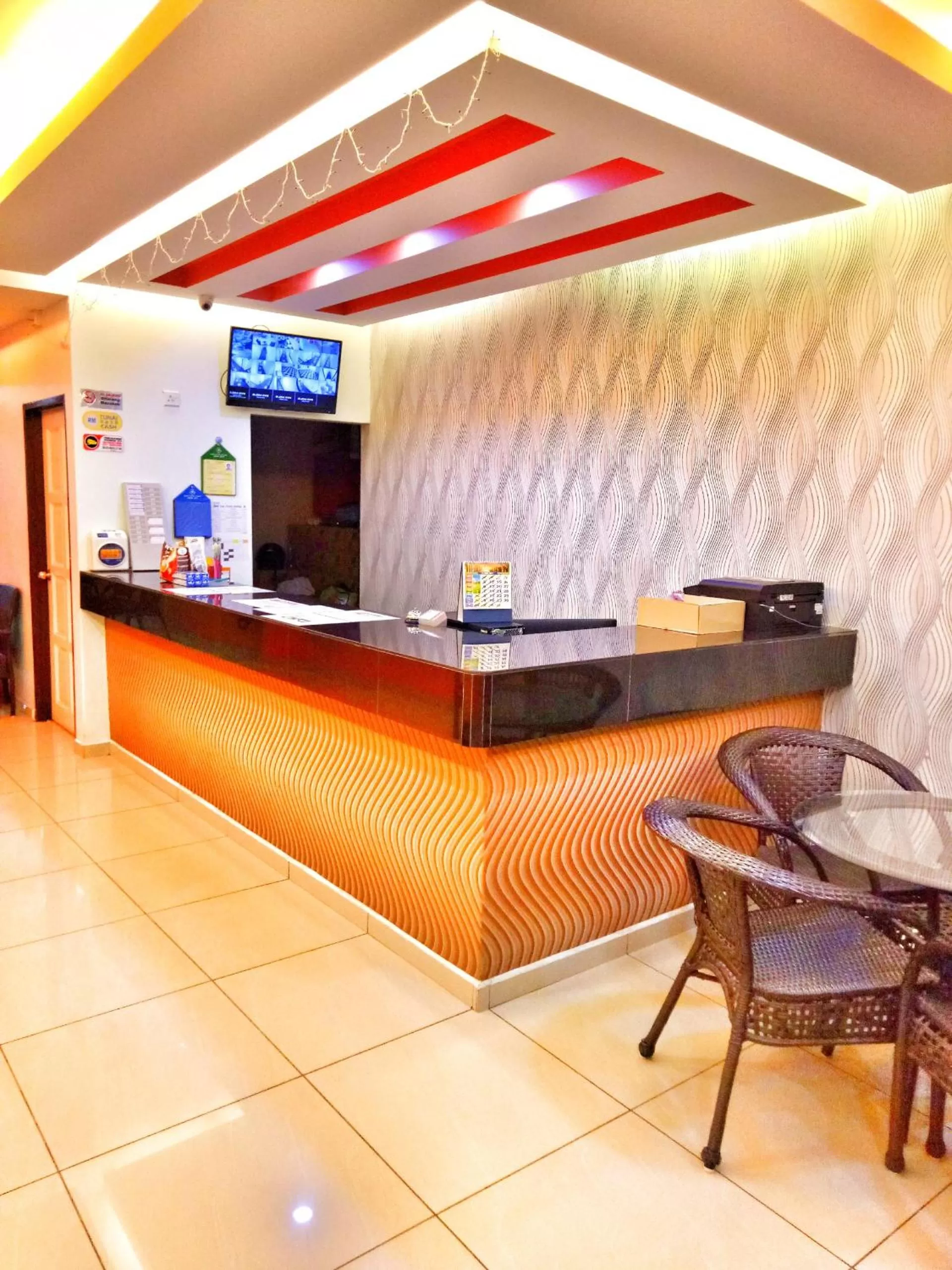 Lobby or reception in Orange Hotel Segamat