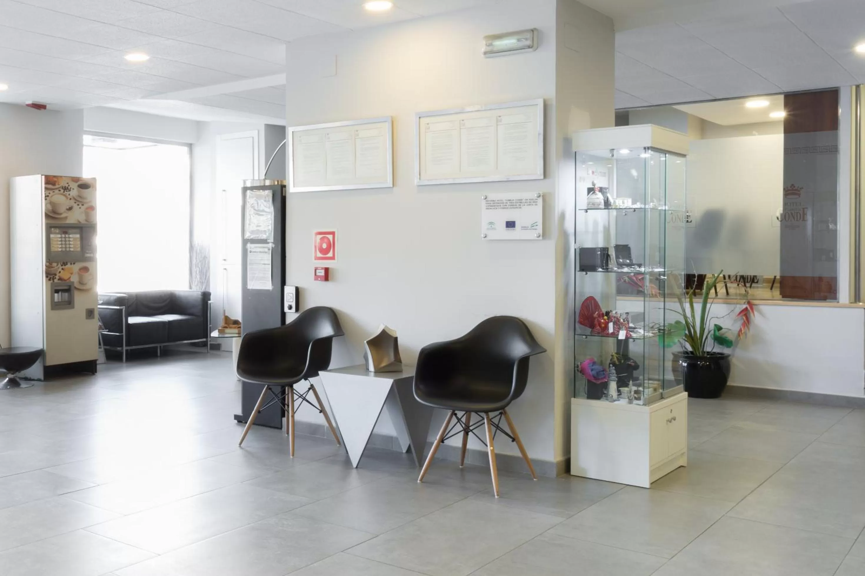 Lobby or reception in Hotel Familia Conde