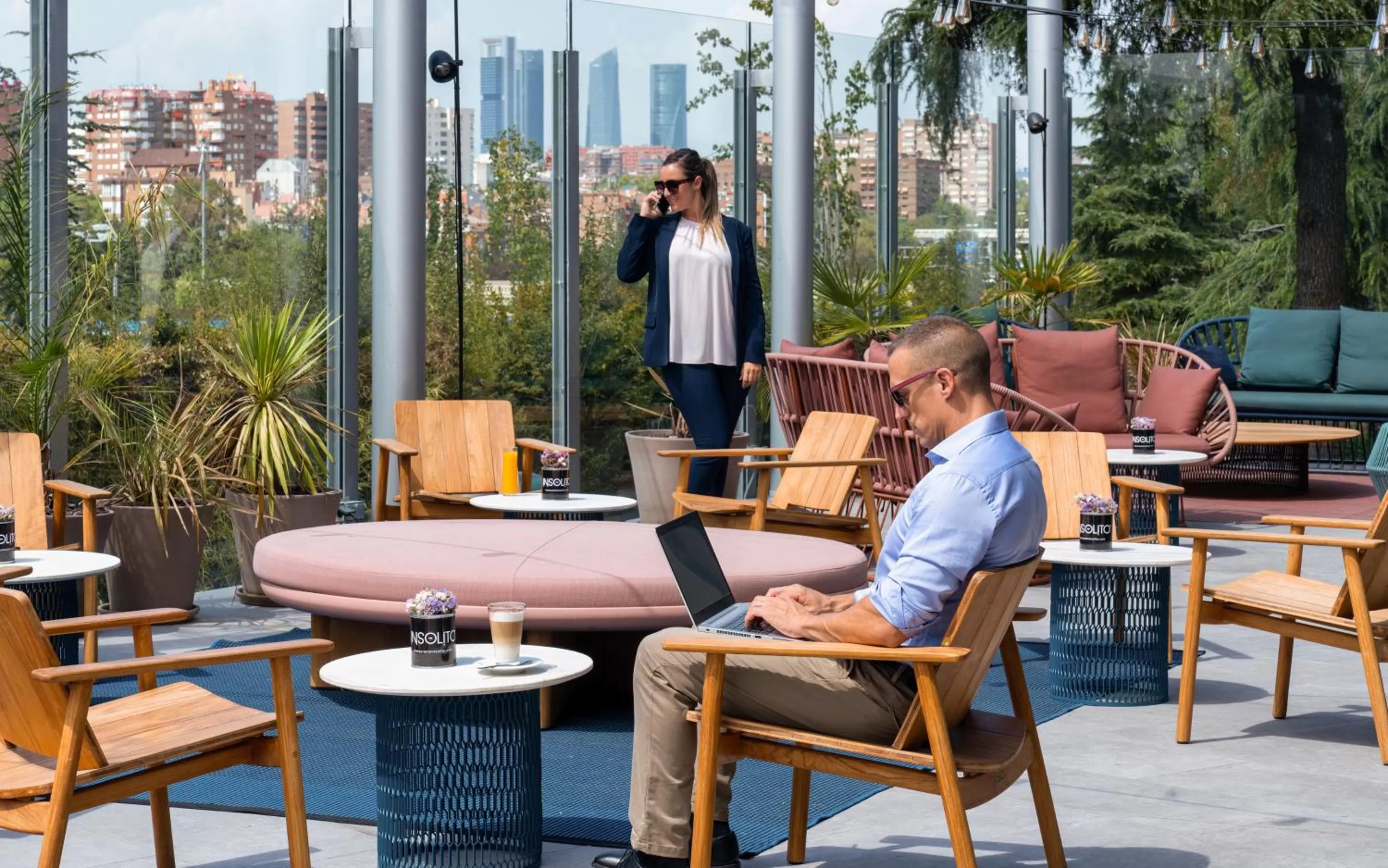Balcony/Terrace in Ibis Styles Madrid City Las Ventas