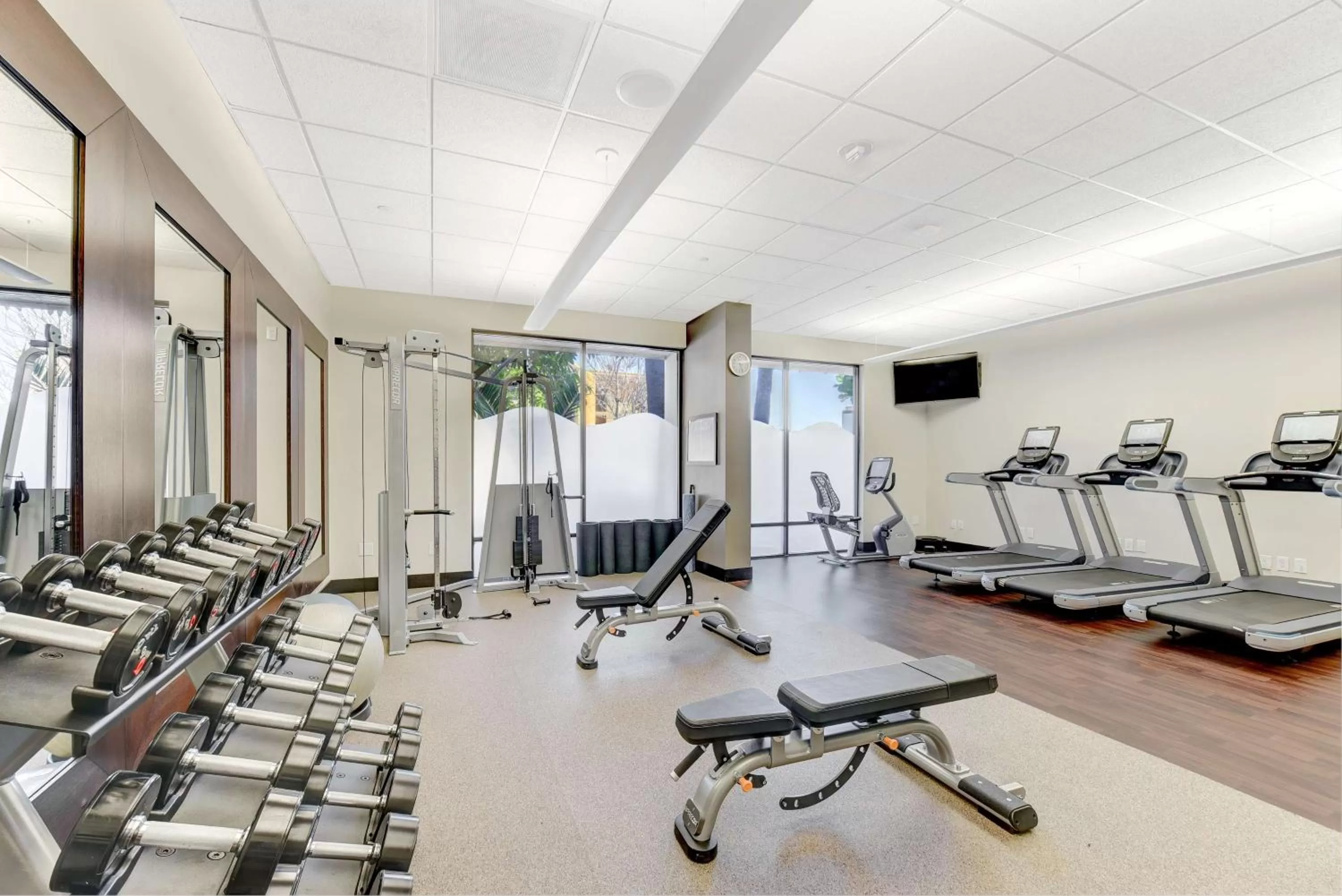Fitness centre/facilities in Hilton Irvine/Orange County Airport