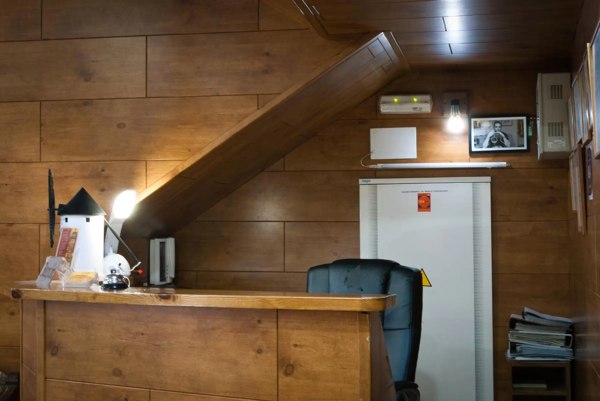 Lobby or reception in Hotel Hidalgo Quijada