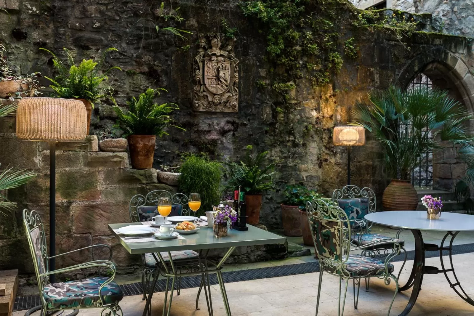 Patio in Parador de Hondarribia