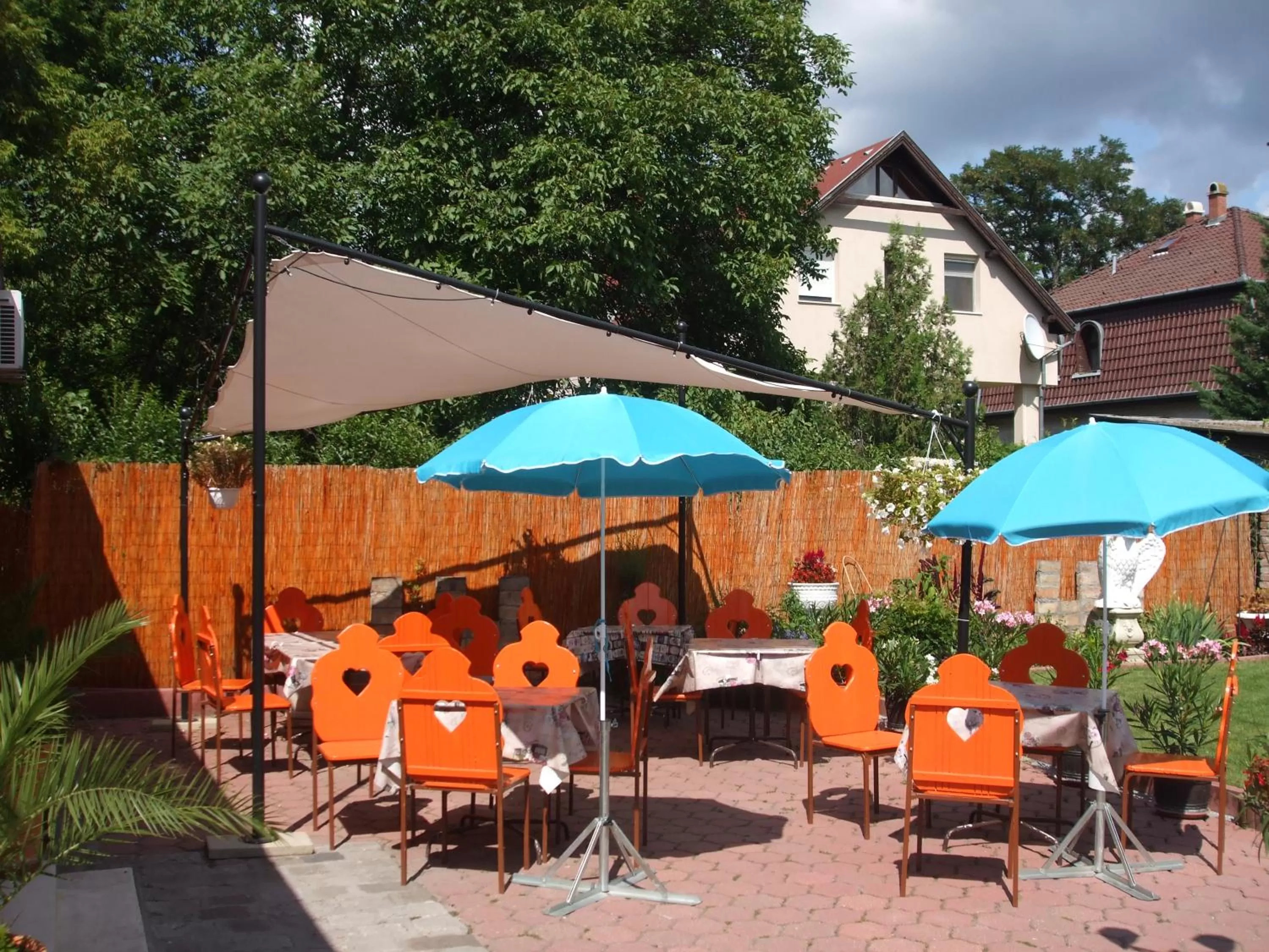 Patio in Attila Hotel Budapest