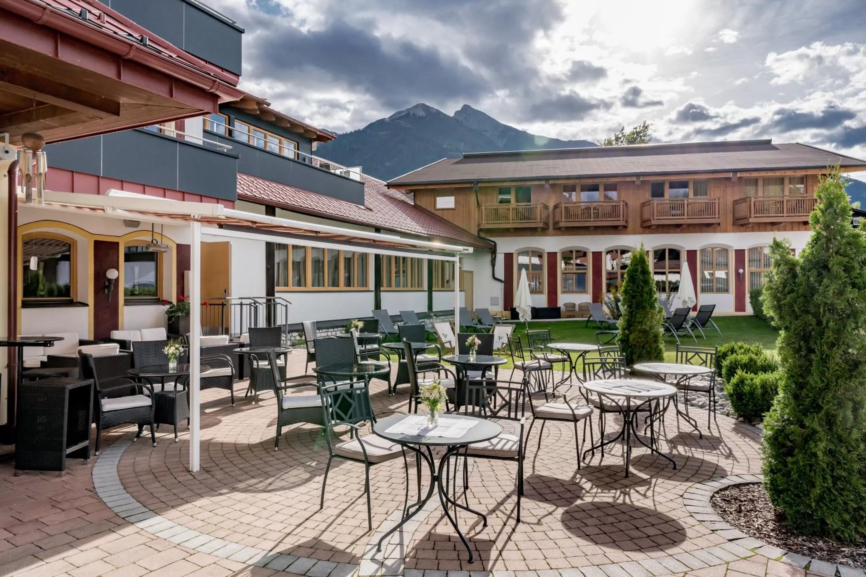 Patio in Hotel Zum Gourmet