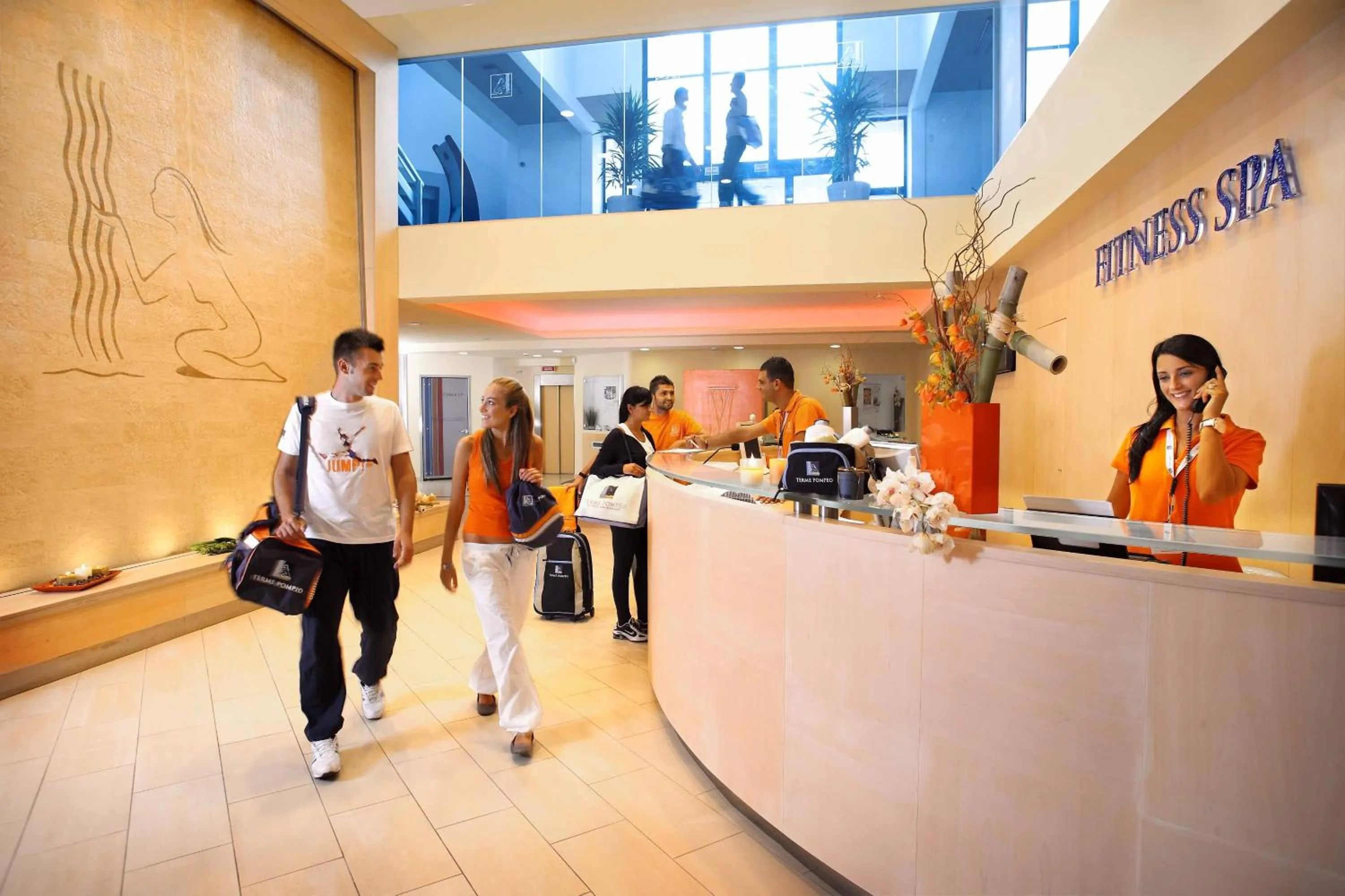 Hot Spring Bath in Hotel Fontana Olente