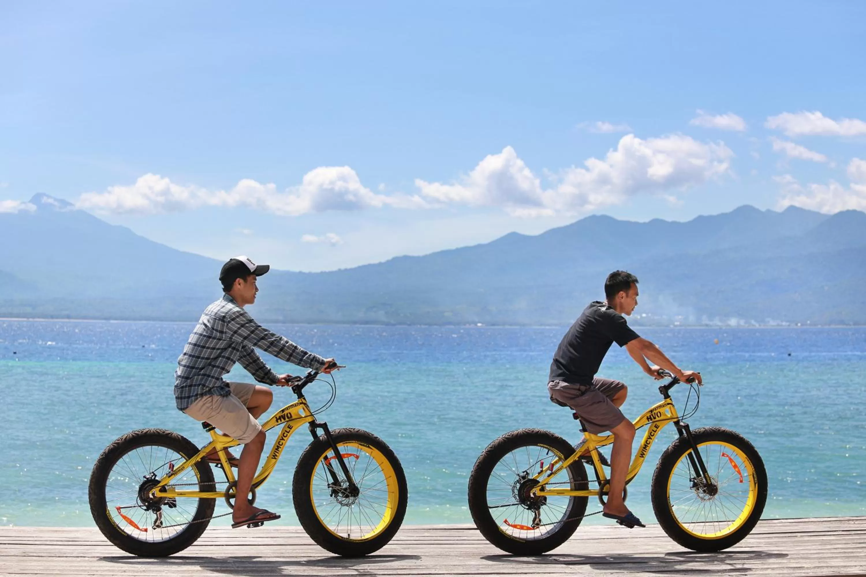 Cycling in Vila Ombak