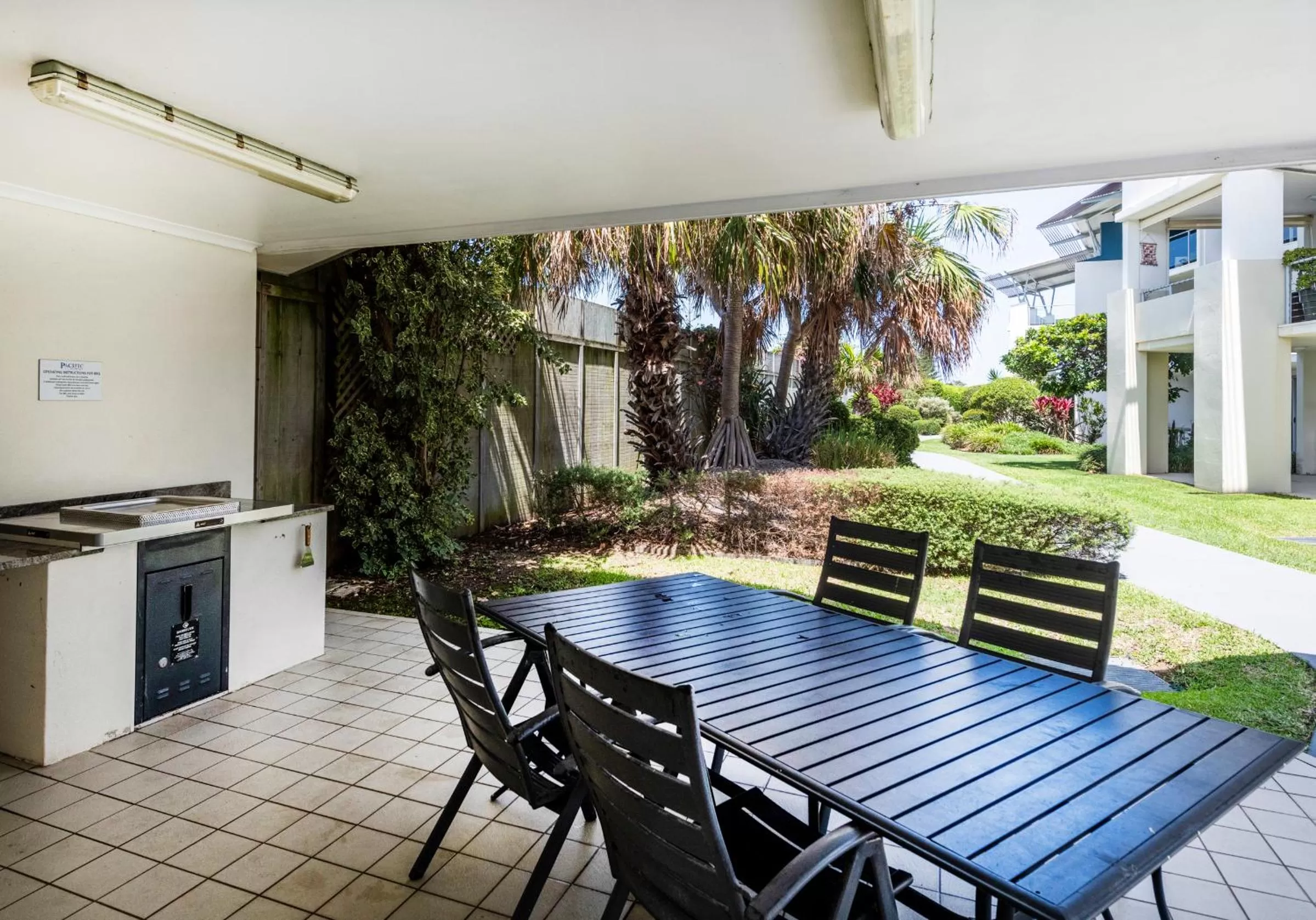 Patio in Pacific Marina Apartments