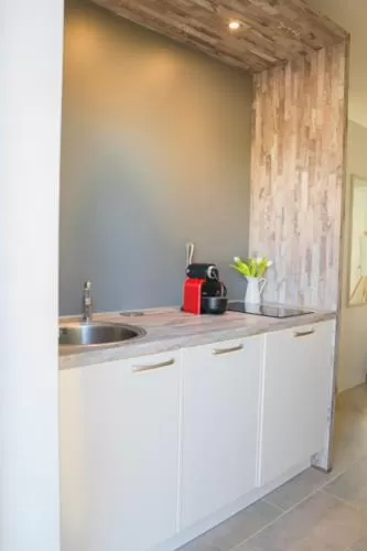 Kitchen or kitchenette in Meerhotel Großenbrode