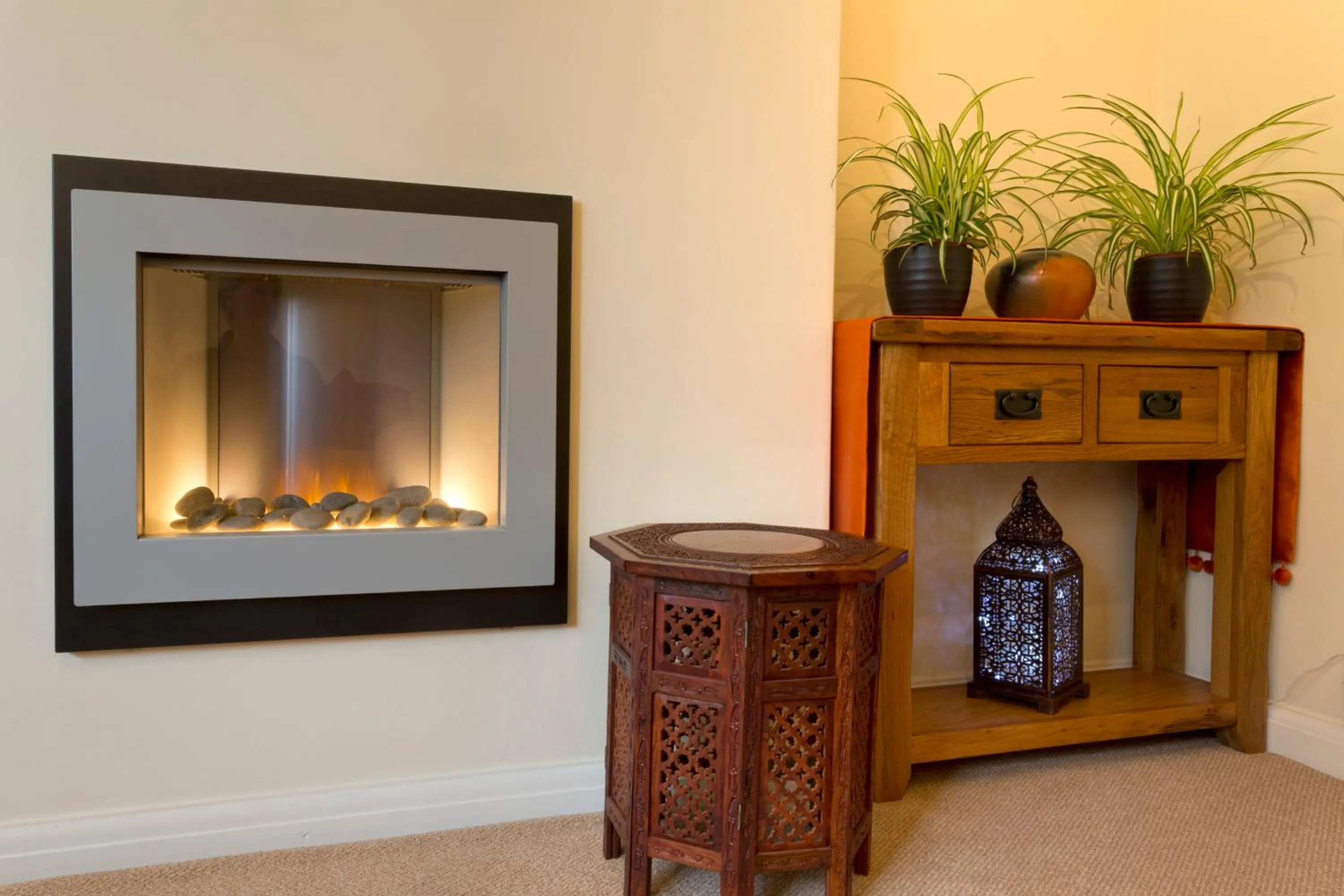 Living room in Poplar House Serviced Apartments
