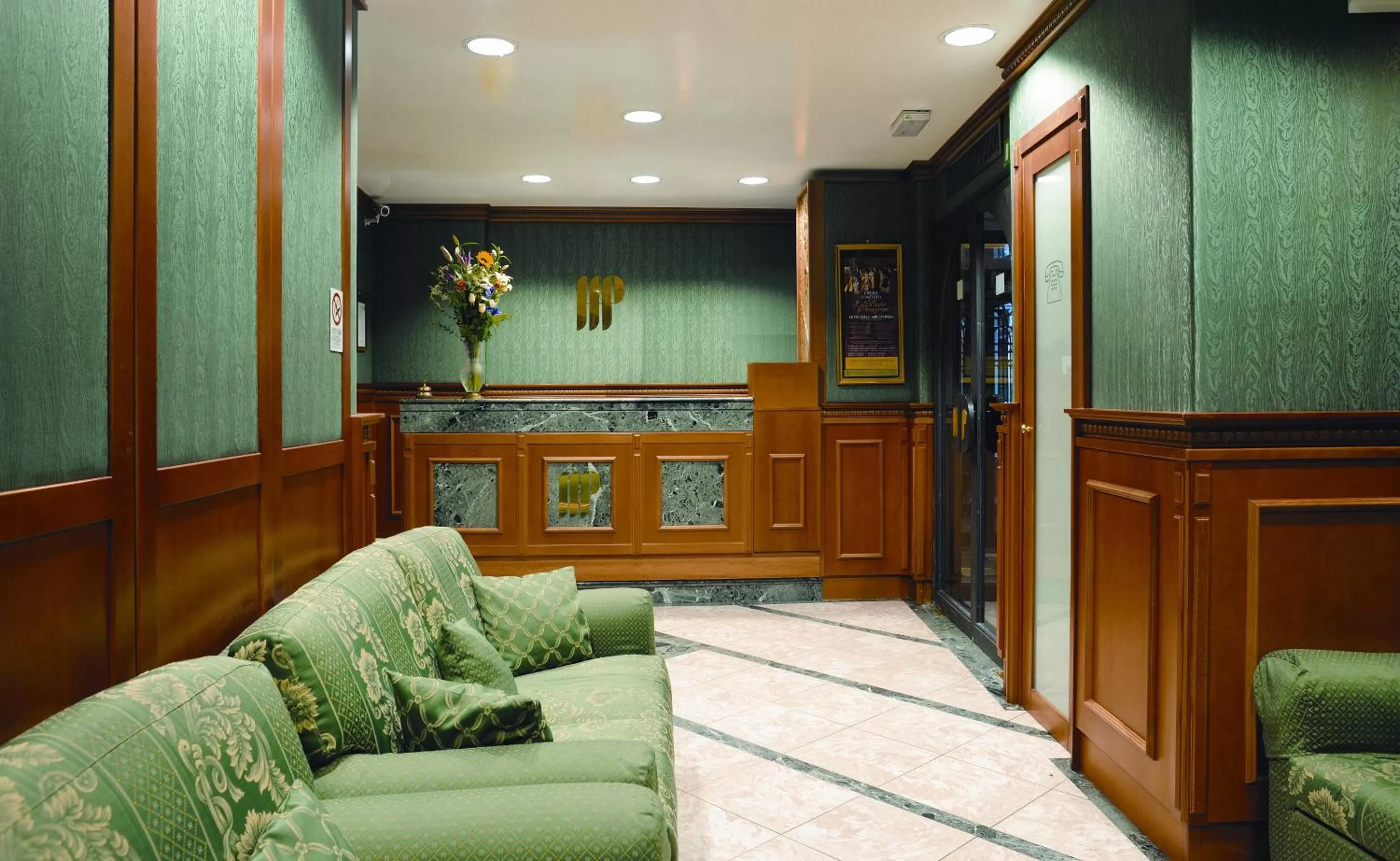 Lobby or reception in Hotel Patria