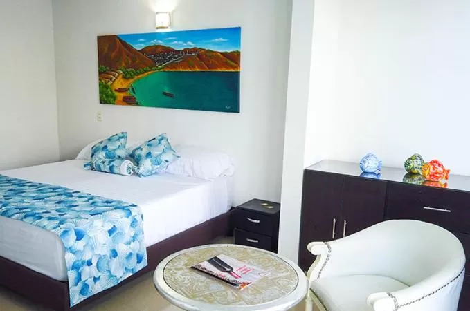 Photo of the whole room, Bed in Hotel Parque de los Novios Inn