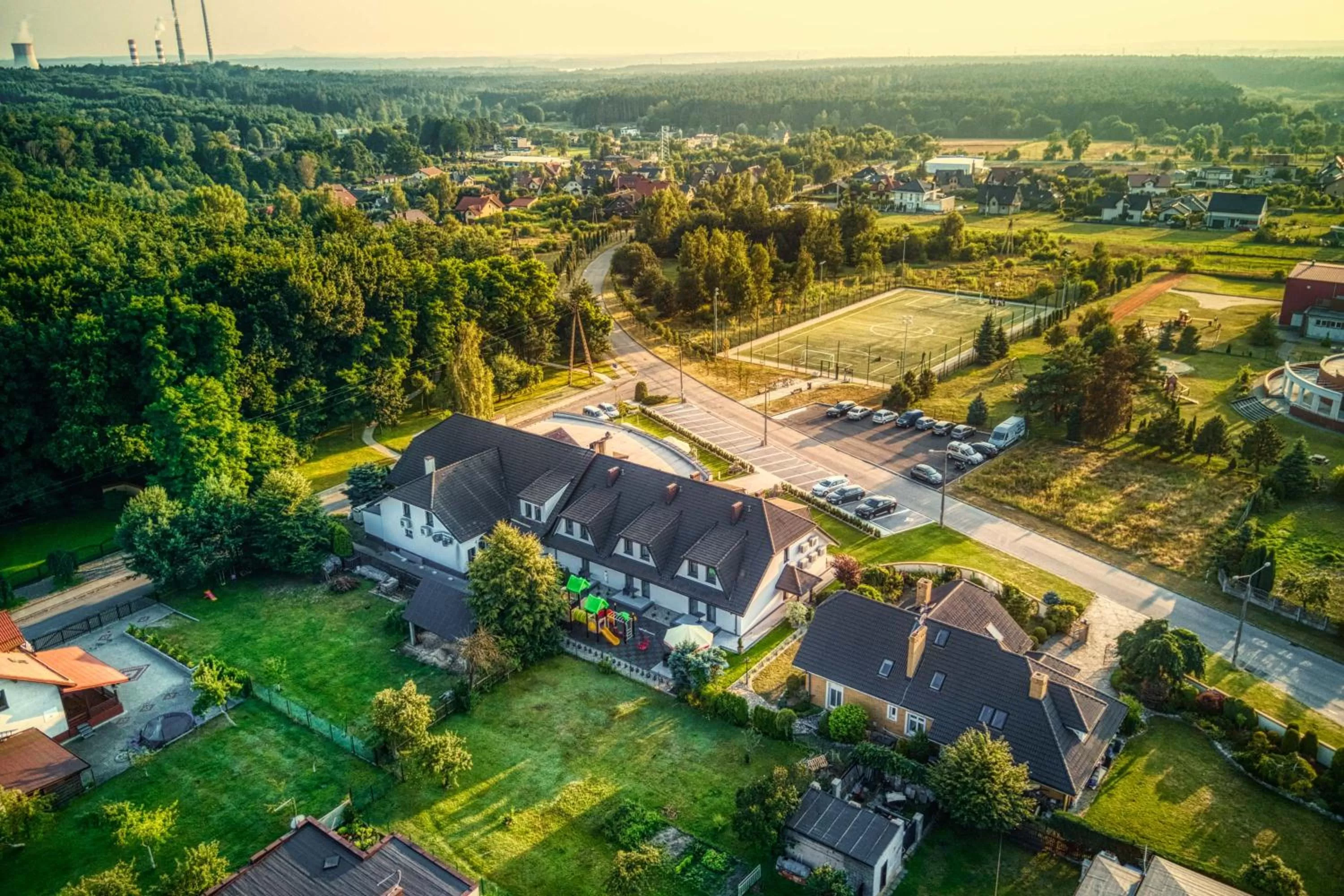 Bird's eye view in Hotel Biały Dom