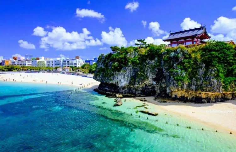 Off site in Hotel GALA Naha's only sandy beach front all rooms oceanview