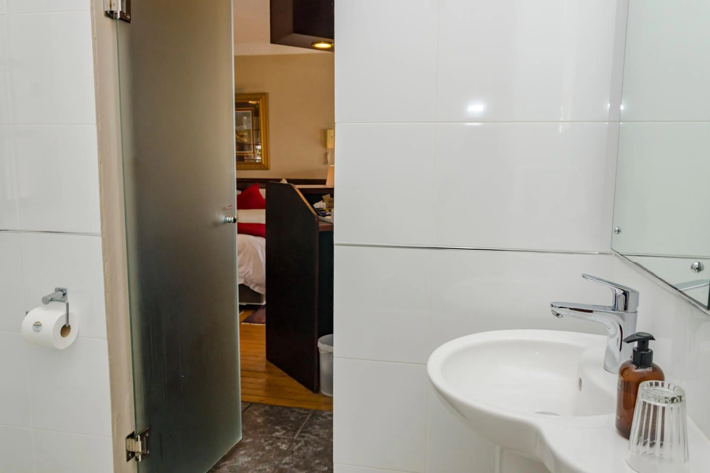 Bathroom in Brighton Lodge - #Solar Energy #No Loadshedding