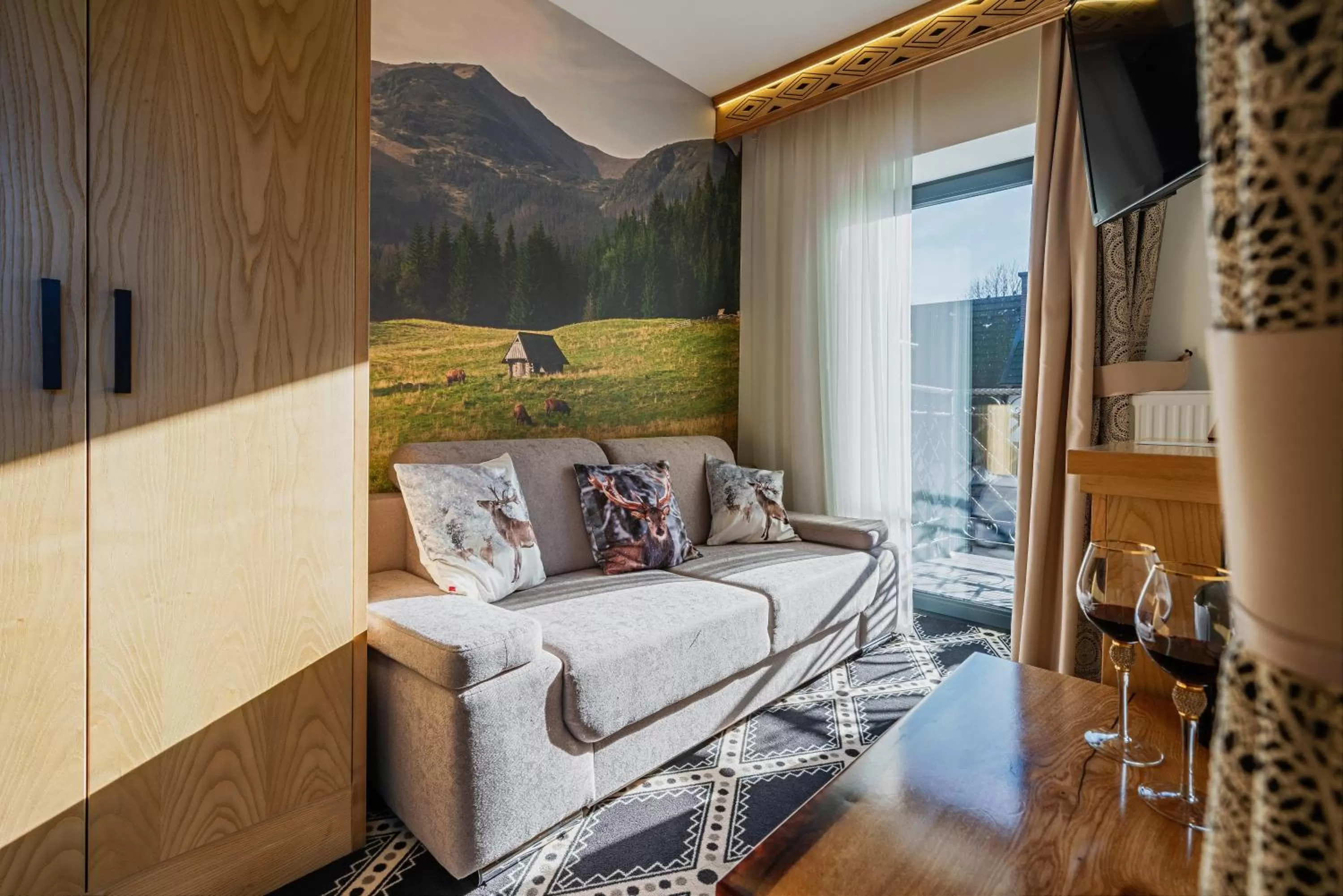 Natural landscape, Seating Area in Serce Tatr Residence Zakopane - blisko Krupówek