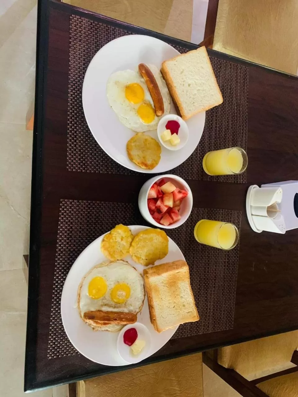 Continental breakfast in Hotel Murano