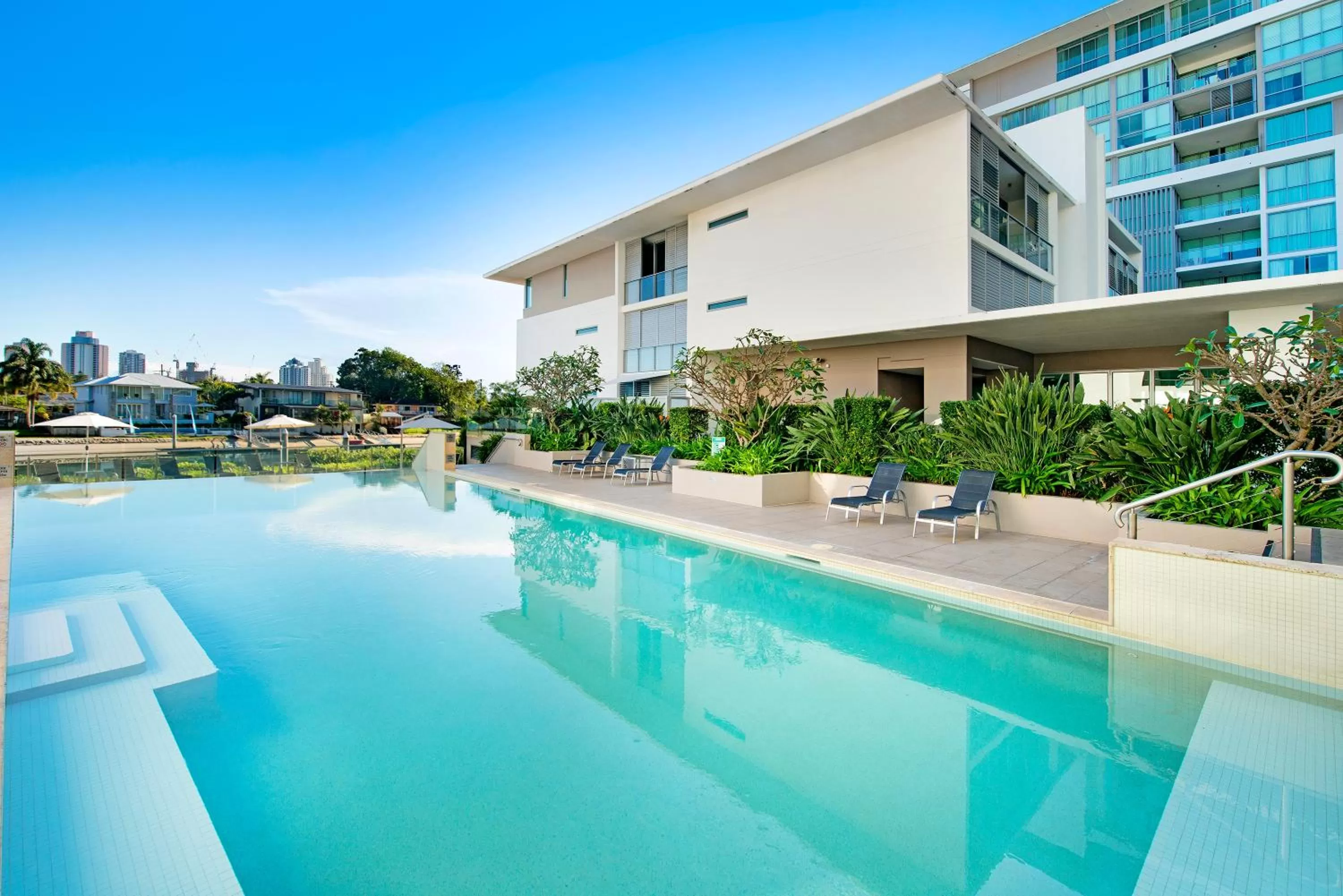 Property building in ULTIQA Freshwater Point Resort Broadbeach