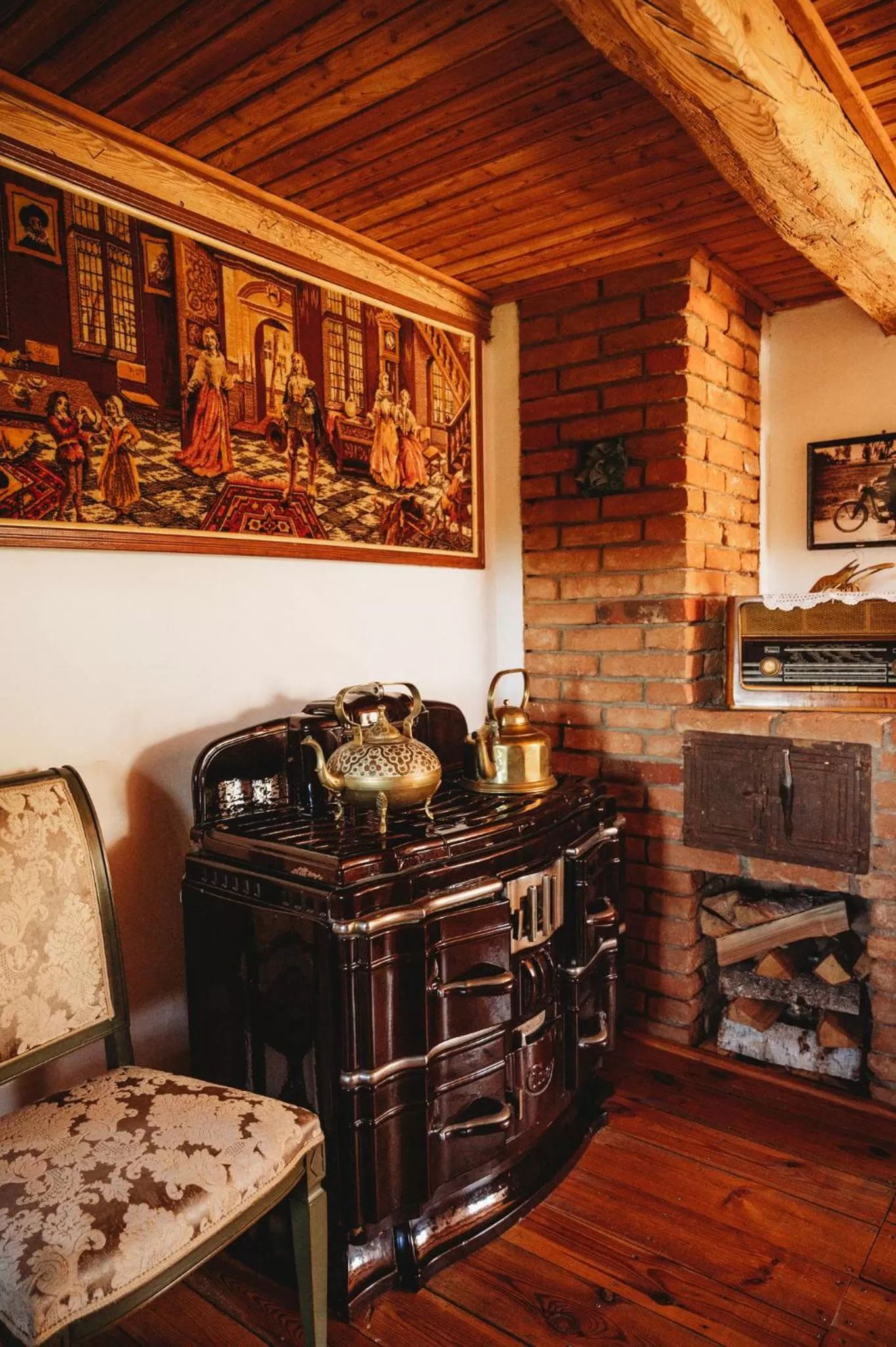 Kitchen or kitchenette in Skansen Bicz Resort