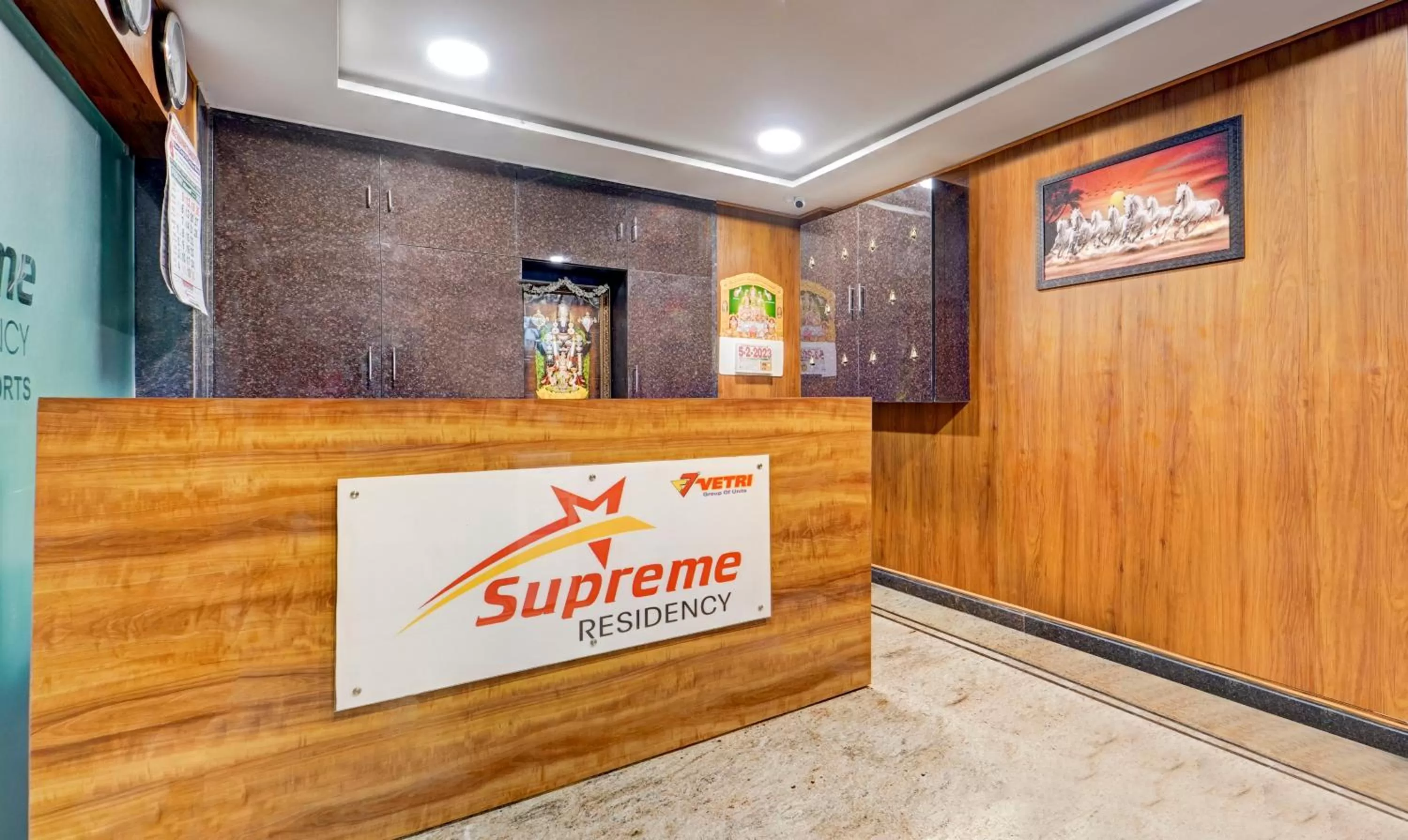 Lobby or reception in Treebo Vetri Supreme Residency