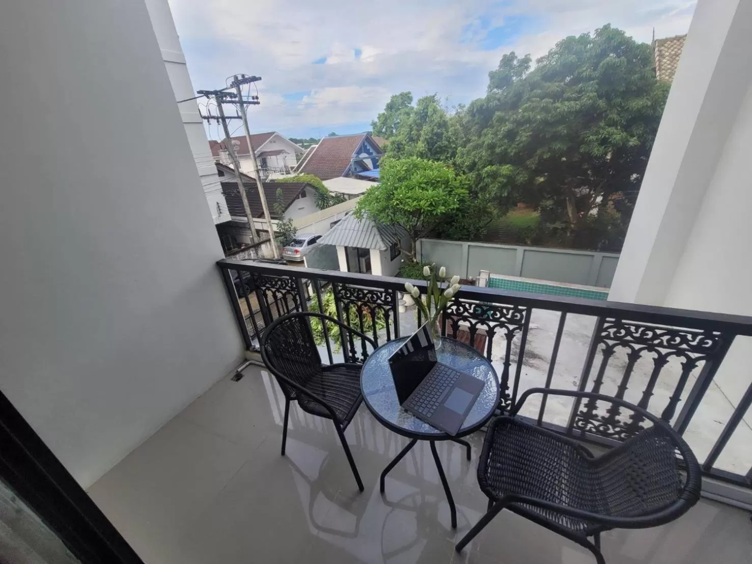 Patio, Balcony/Terrace in THAI HOTEL CHIANGMAI