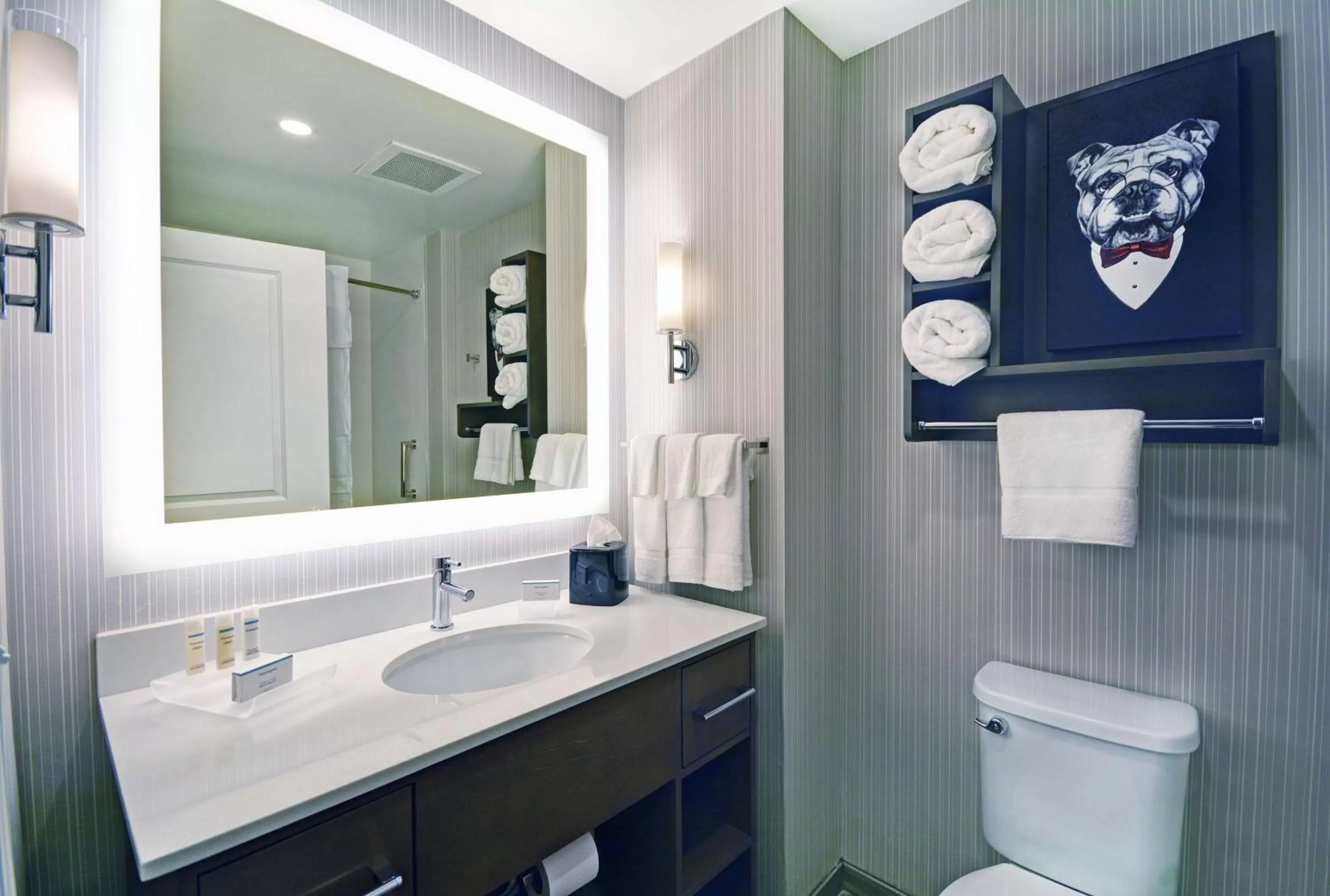 Toilet in Homewood Suites by Hilton Athens Downtown University Area