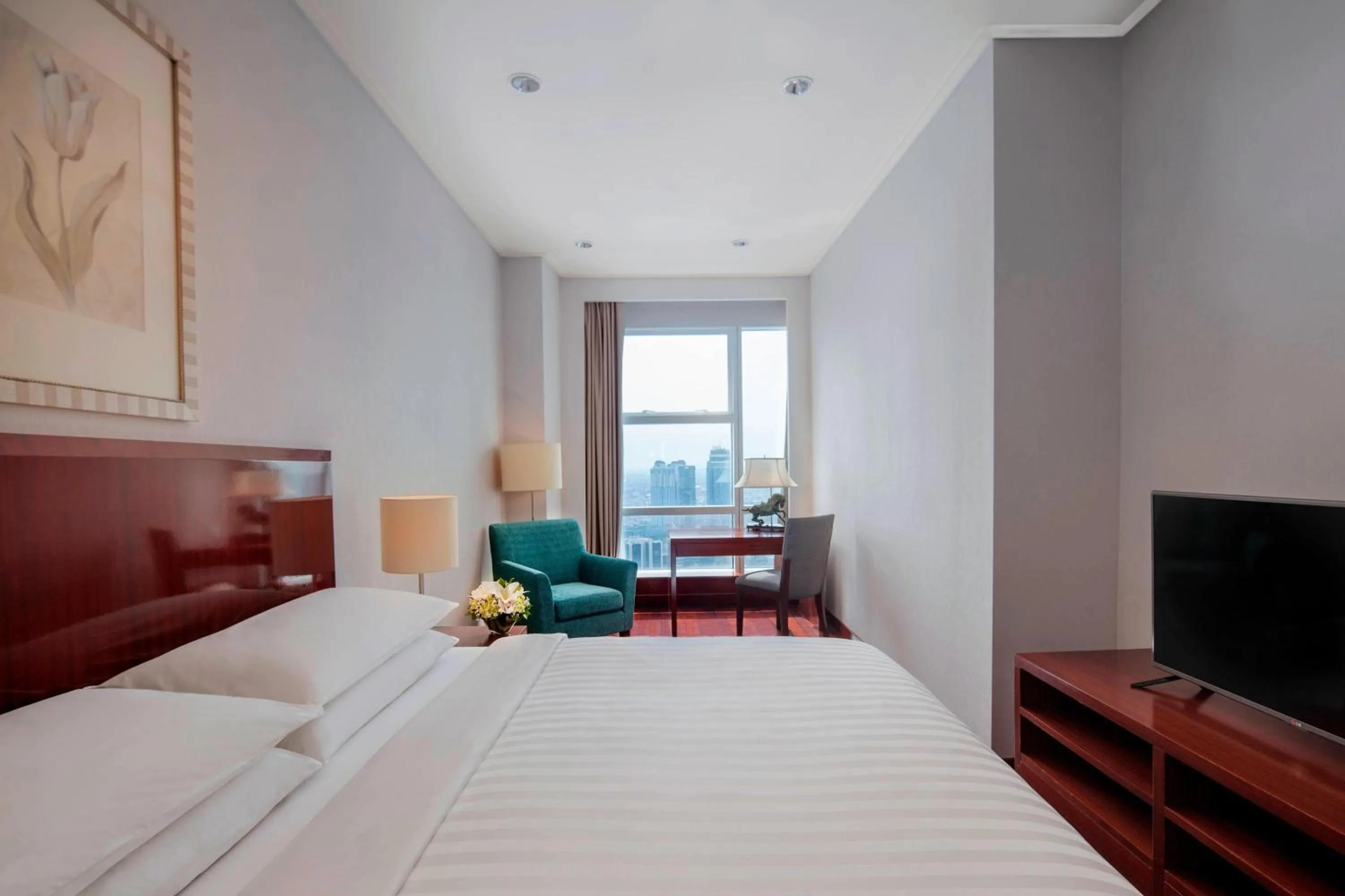 Bedroom, Bed in The Mayflower, Jakarta-Marriott Executive Apartments