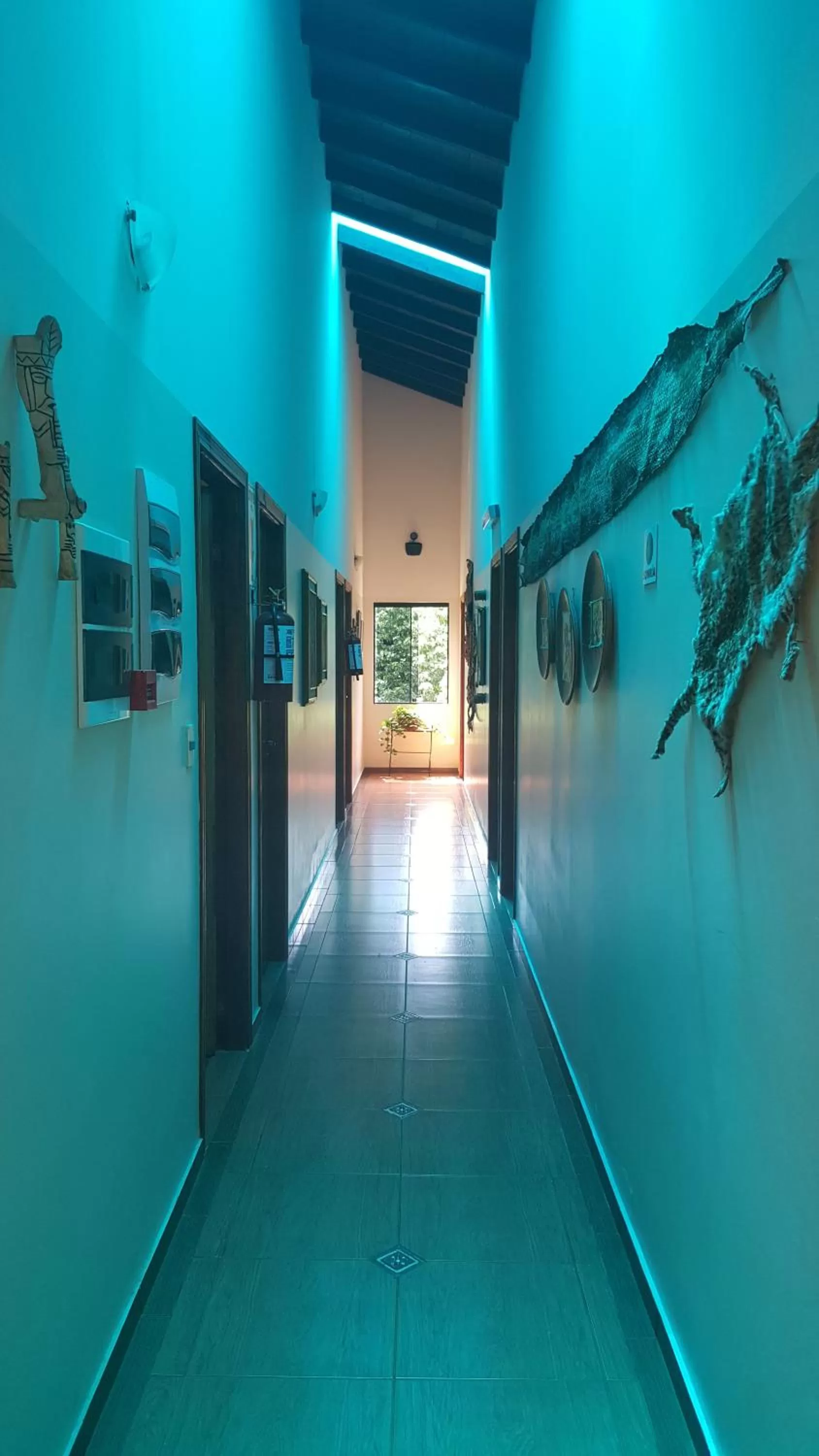 Decorative detail in Las Orquideas Parque Hotel