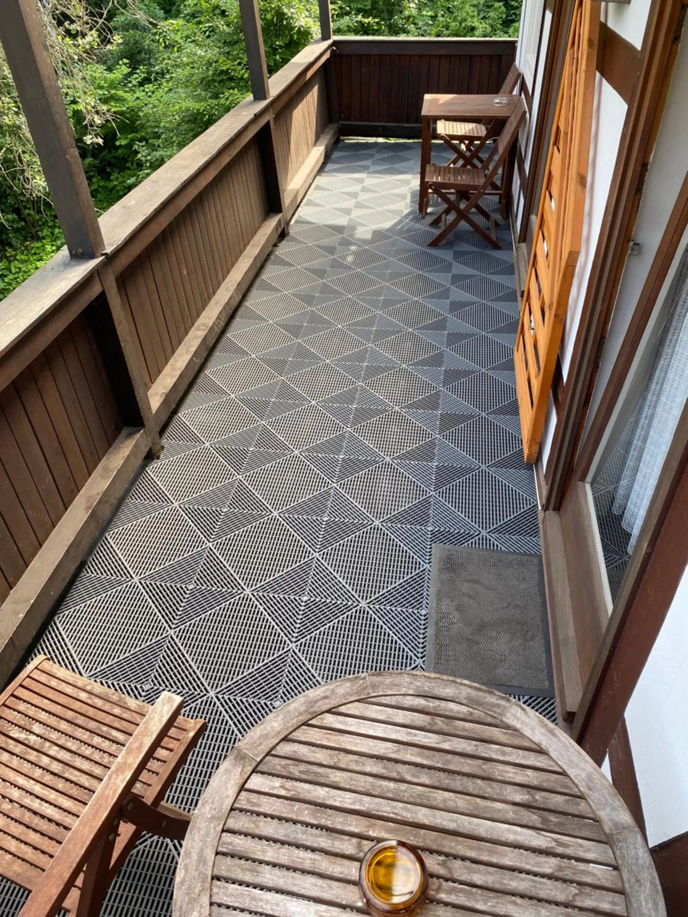 Balcony/Terrace in Hotel Pension Gelpkes Mühle