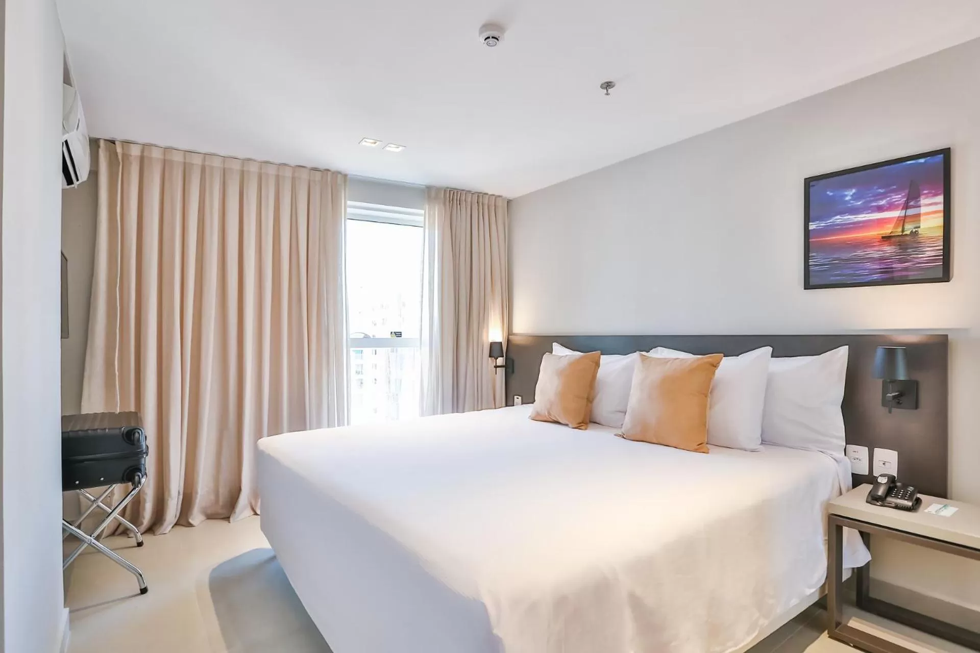 Bed in Quality Suítes João Pessoa