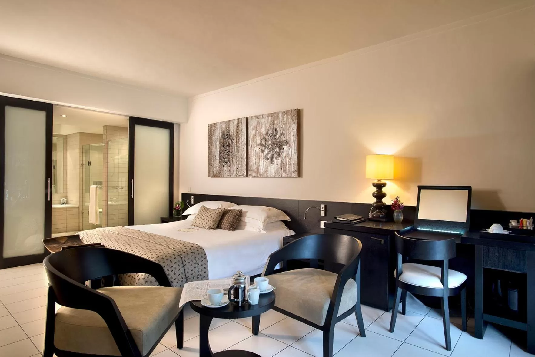 Shower in Labadi Beach Hotel