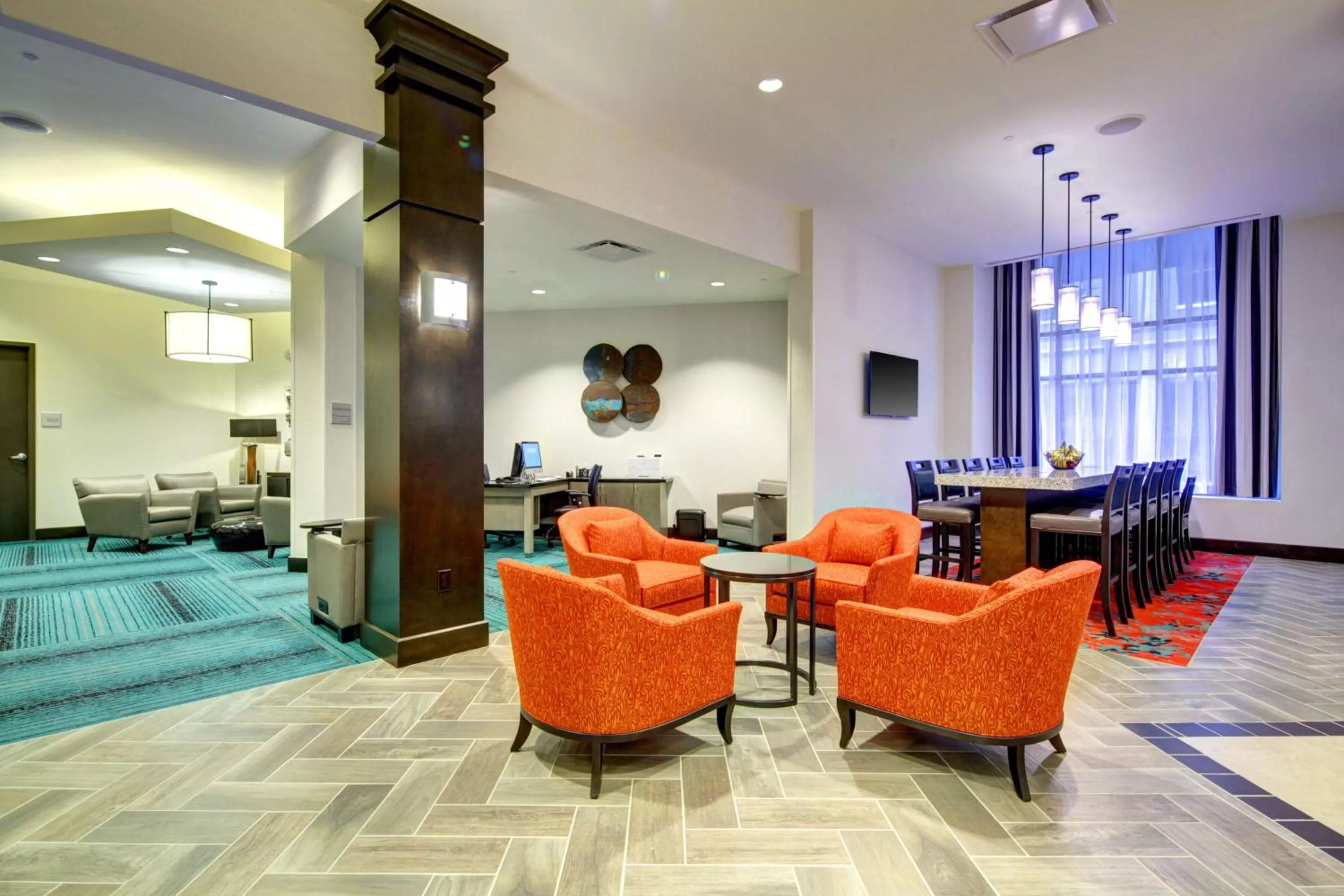 Lobby or reception in Hampton Inn & Suites - Roanoke-Downtown, VA