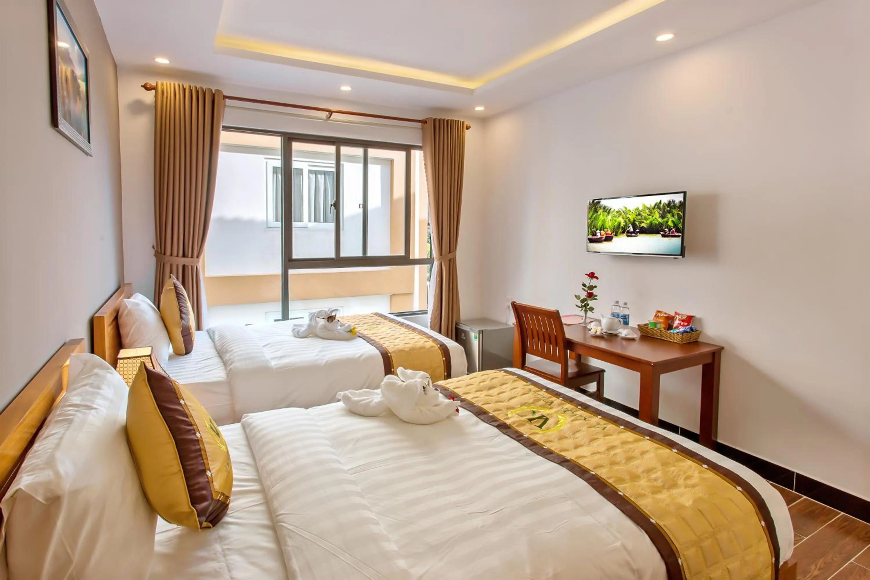 Bedroom, Bed in Hoi An Vi Khoa Villa