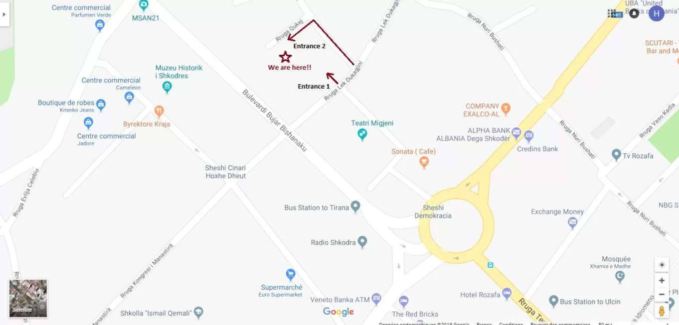 Property building, Bird's-eye View in Hotel Kurtabeg