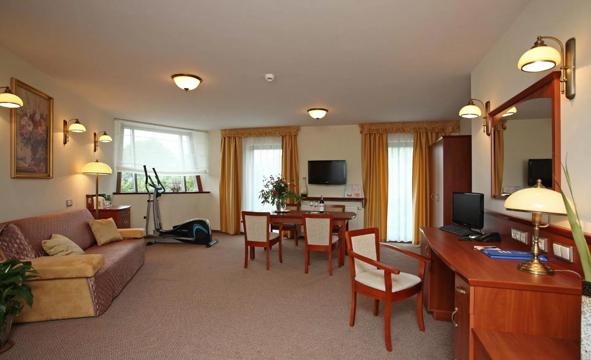 Seating area in Hotel Great Polonia Conrad Kraków