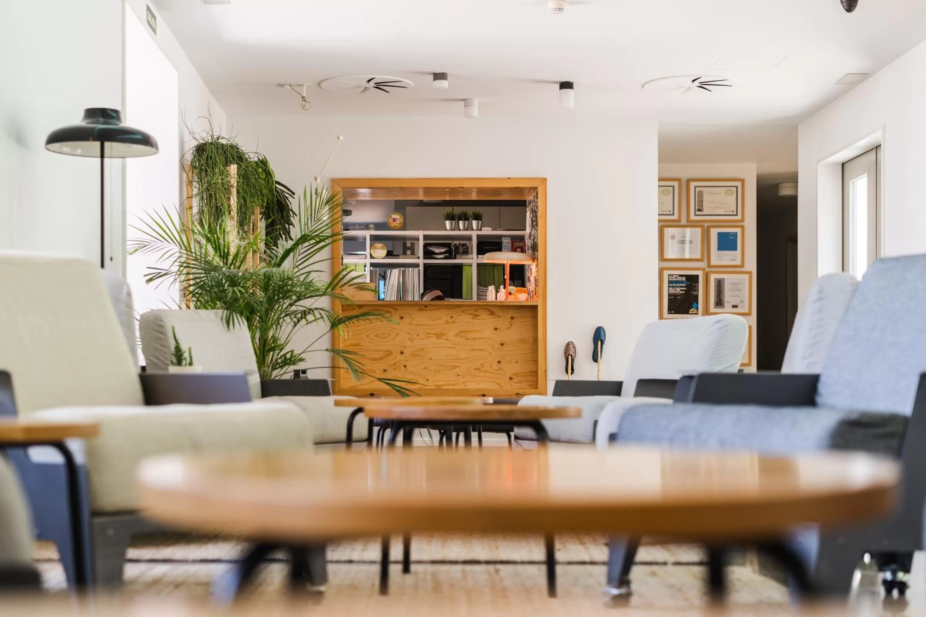 Lobby or reception in Hotel Aire de Bardenas