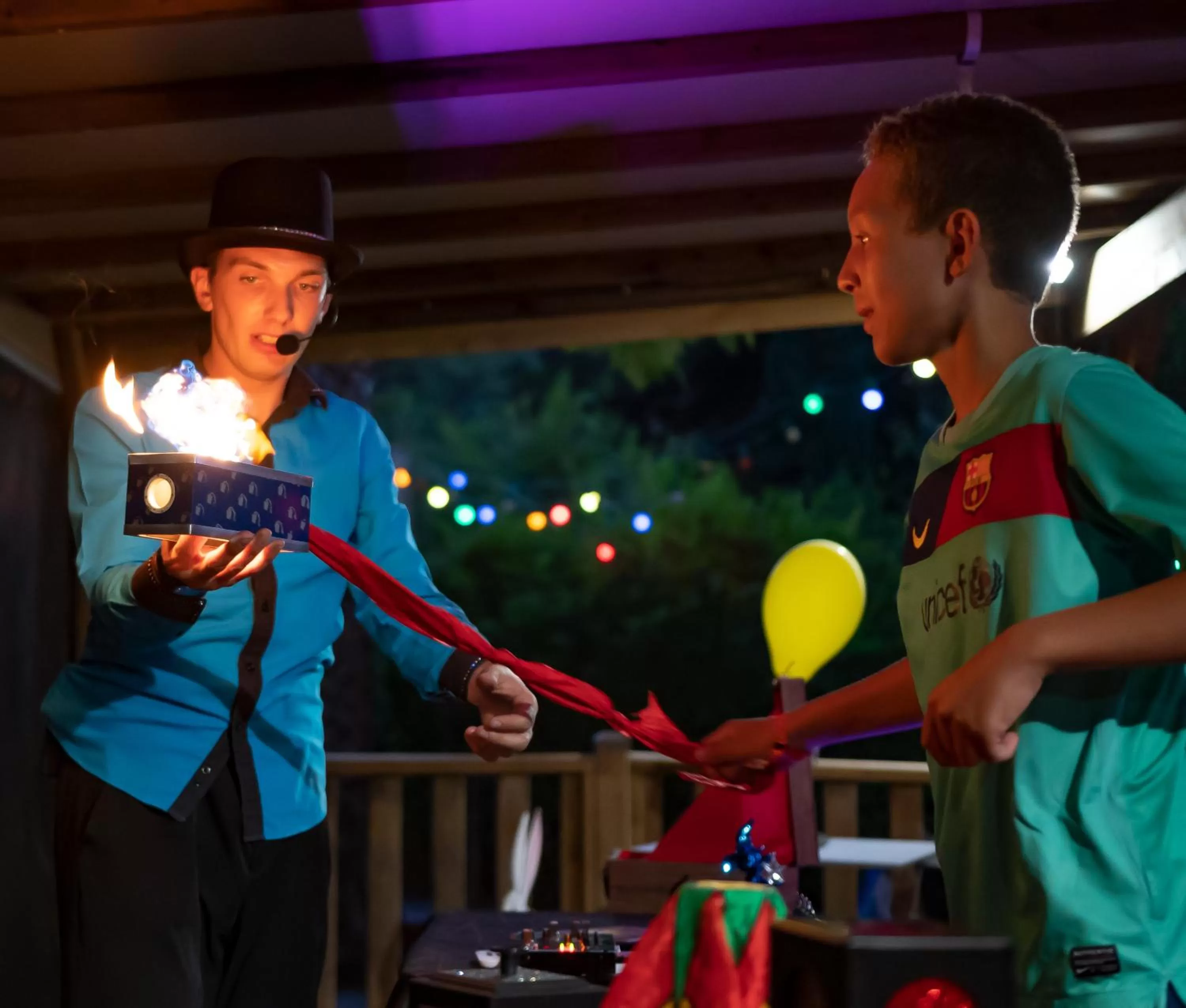 Evening entertainment in Marina Hôtel Club