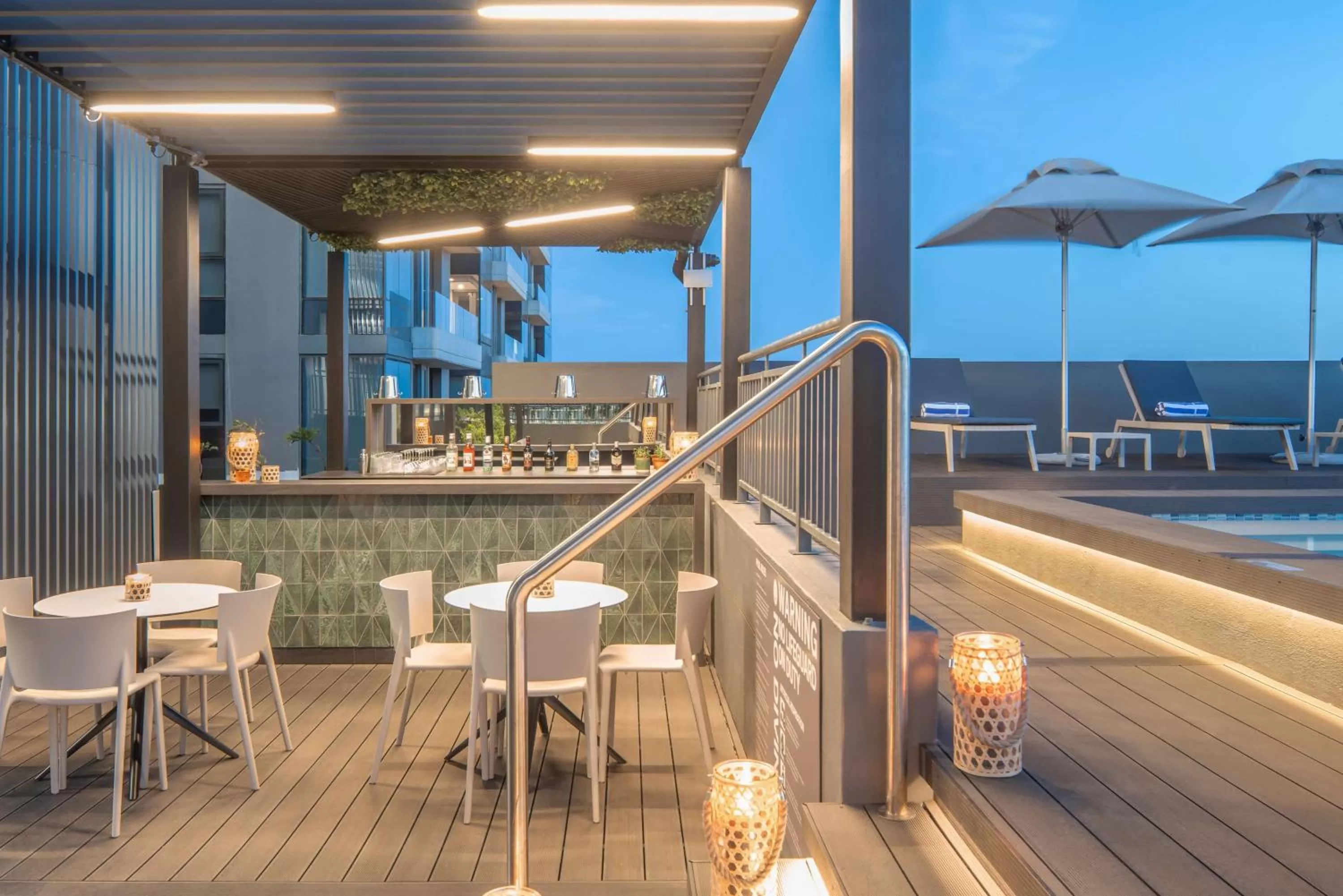 Pool view in Hilton Garden Inn Umhlanga Arch