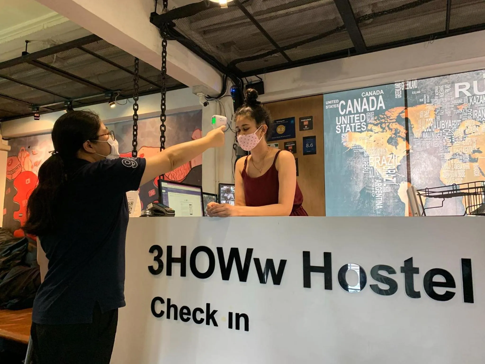 Staff in 3Howw Hostel @ Sukhumvit 21