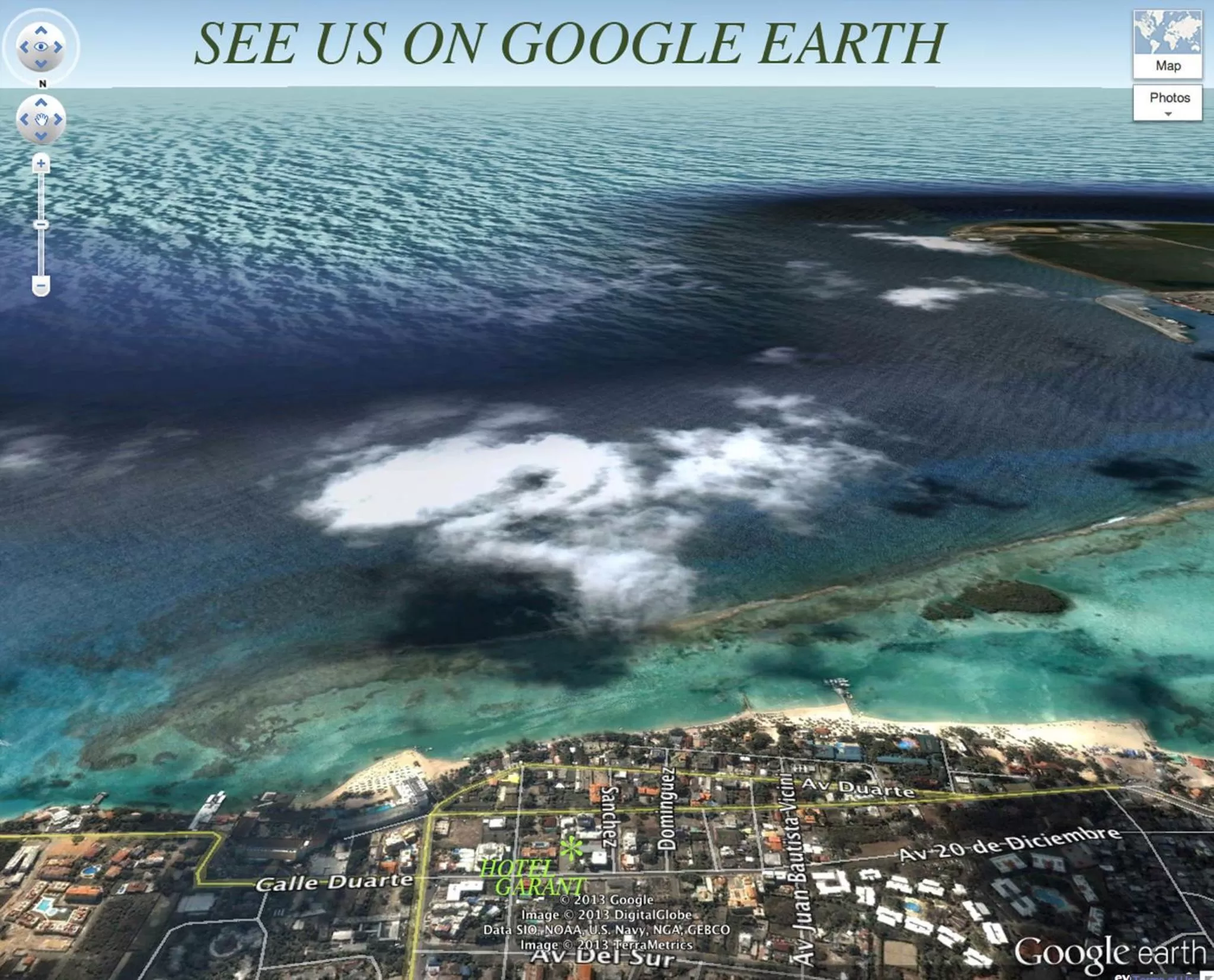 Bird's eye view in Hotel Garant & Suites