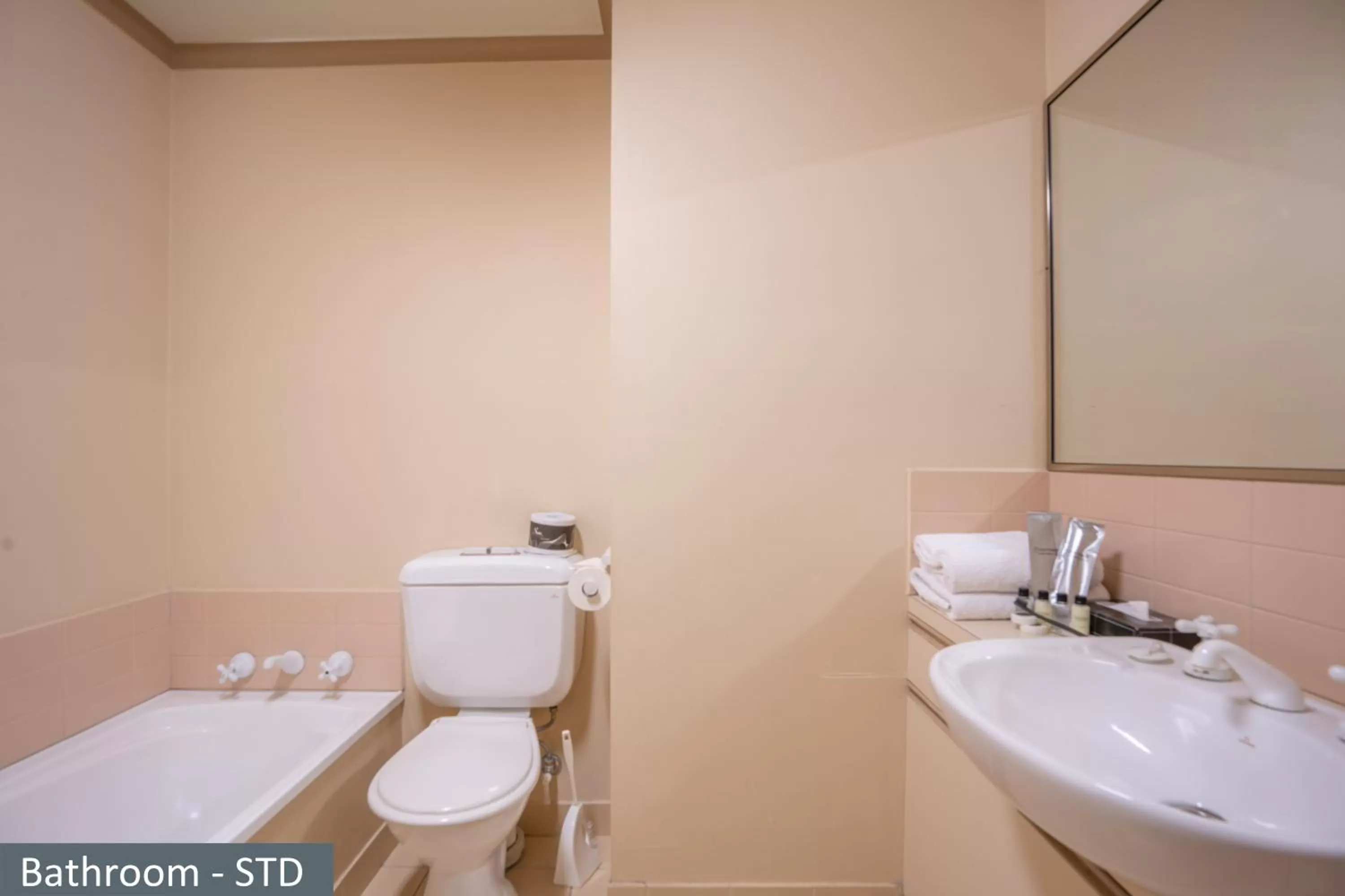 Toilet in Clocktower Apartment Hotel