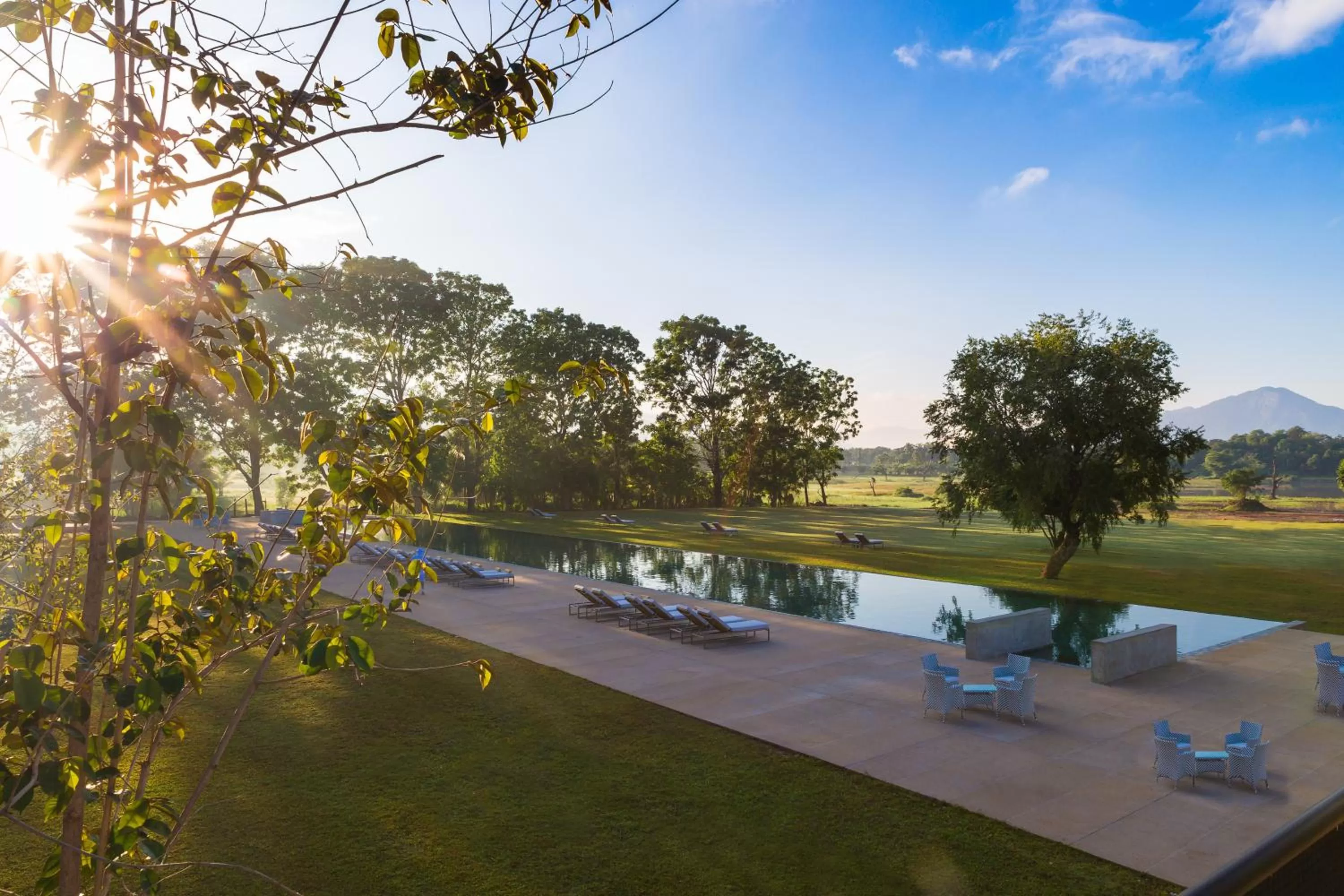 Pool view in Jetwing Lake