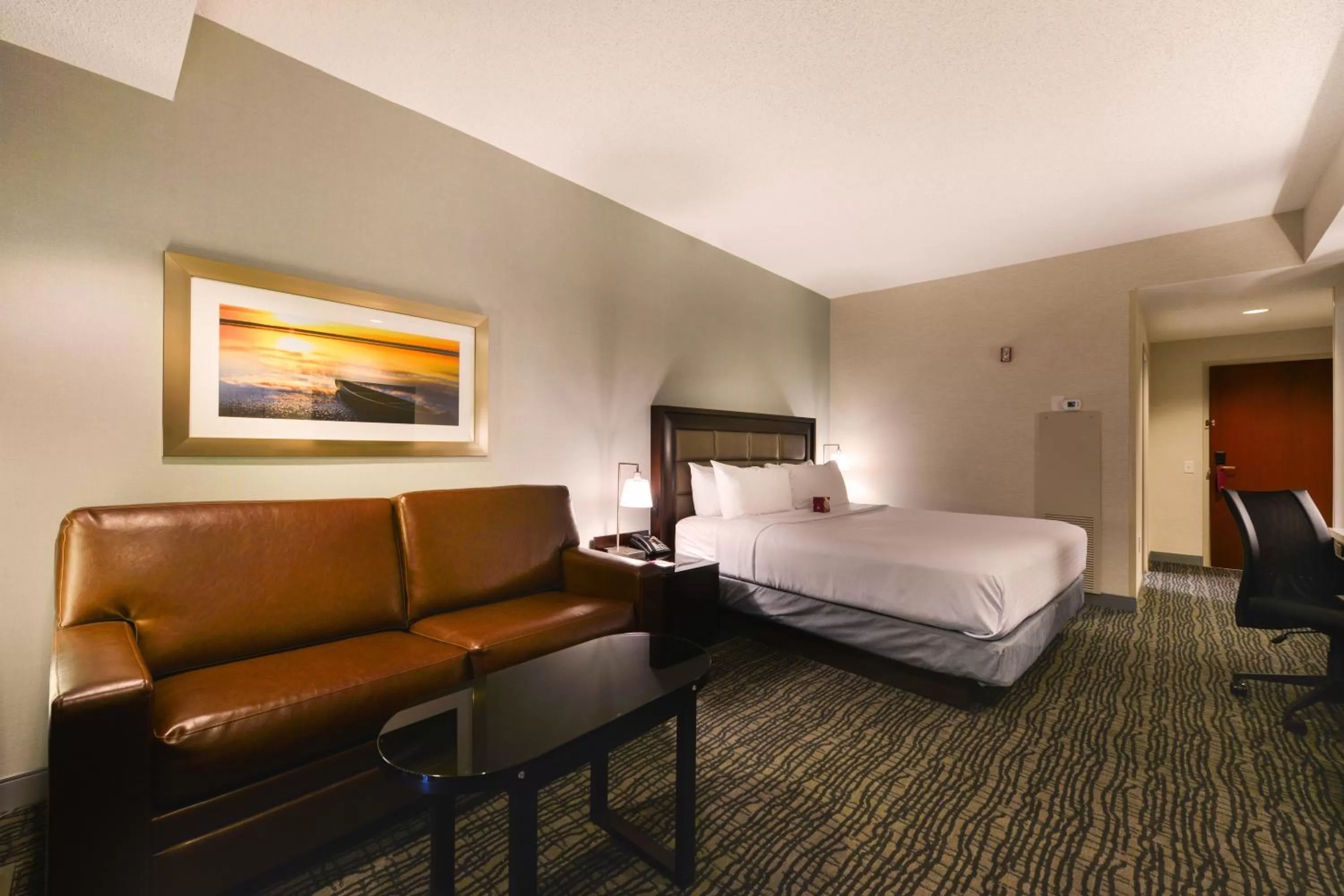 Photo of the whole room, Bed in Crowne Plaza Springfield Convention Center by IHG
