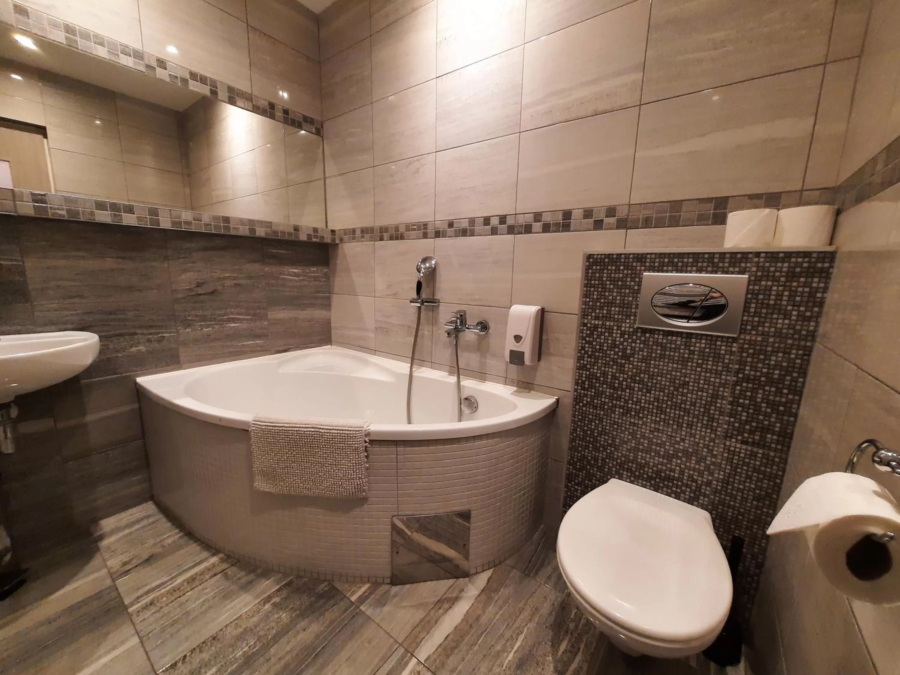Bathroom in Hotel Boršičanka