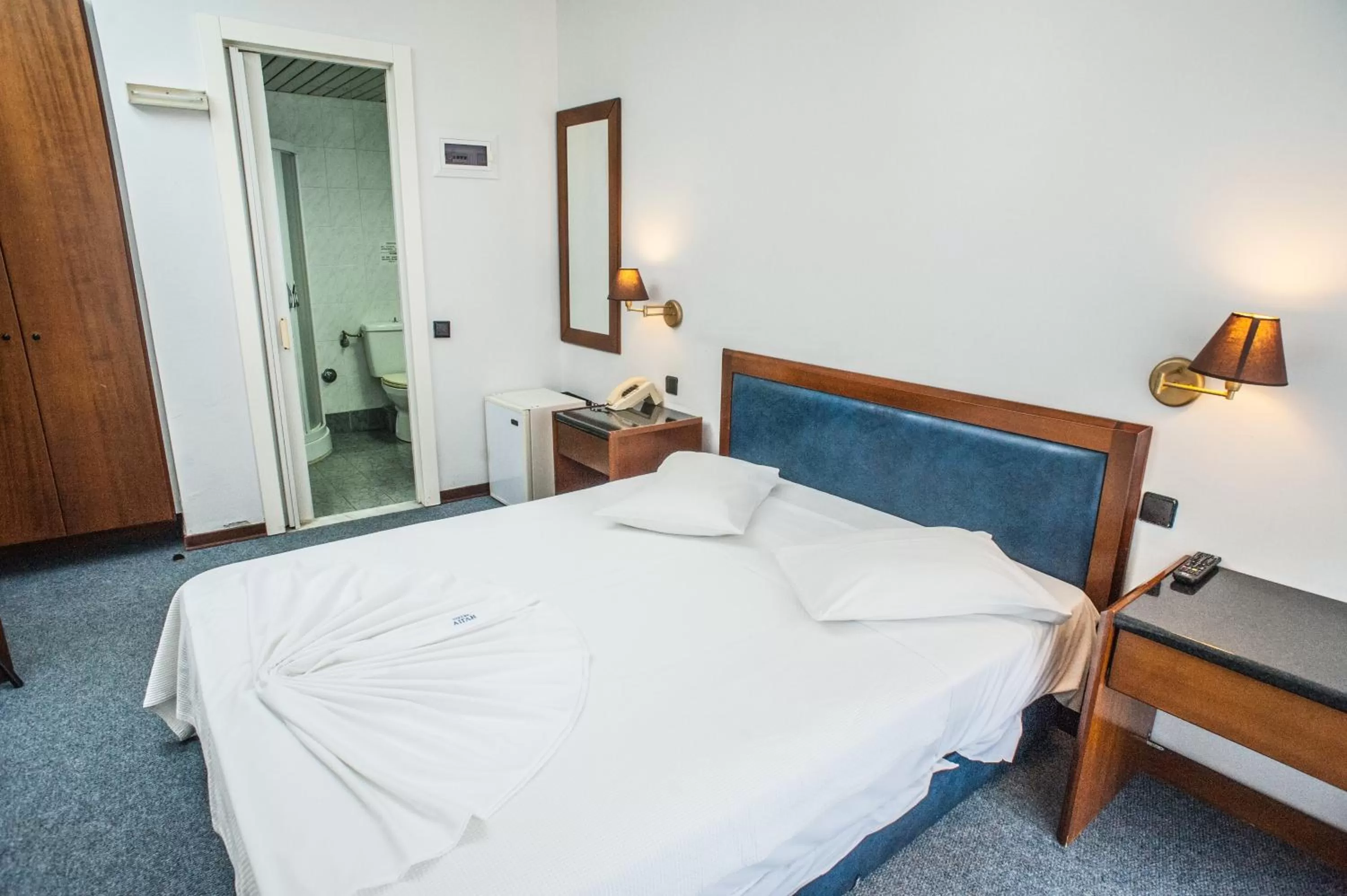 Bedroom, Bed in Hotel Aigli