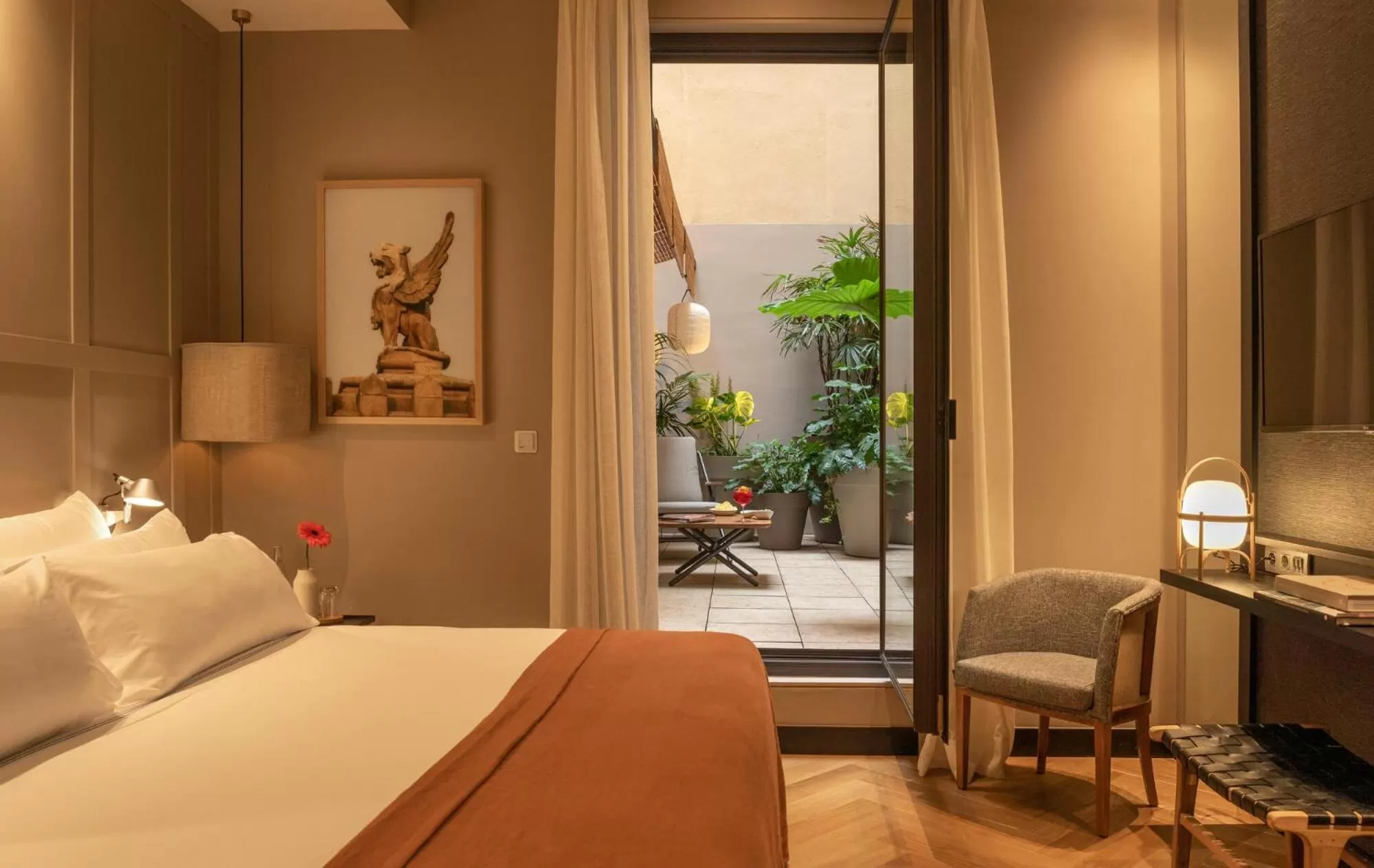 Bedroom, Bed in Hotel Casa Sagnier