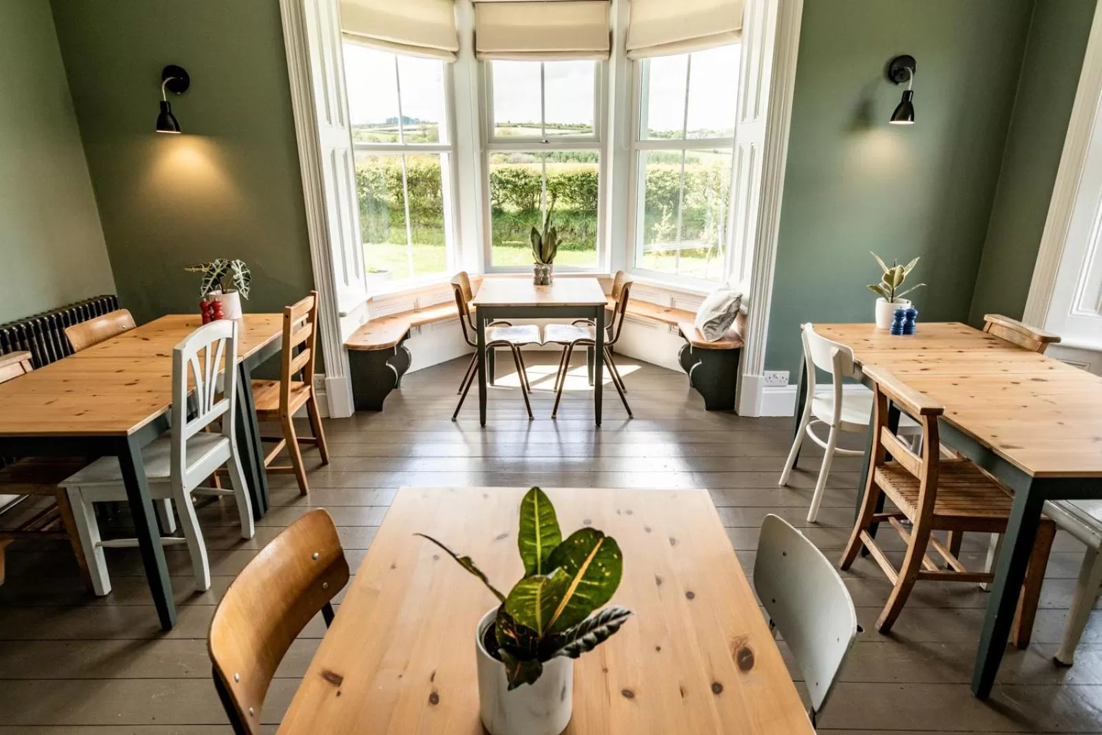 Dining area in The Old Vicarage