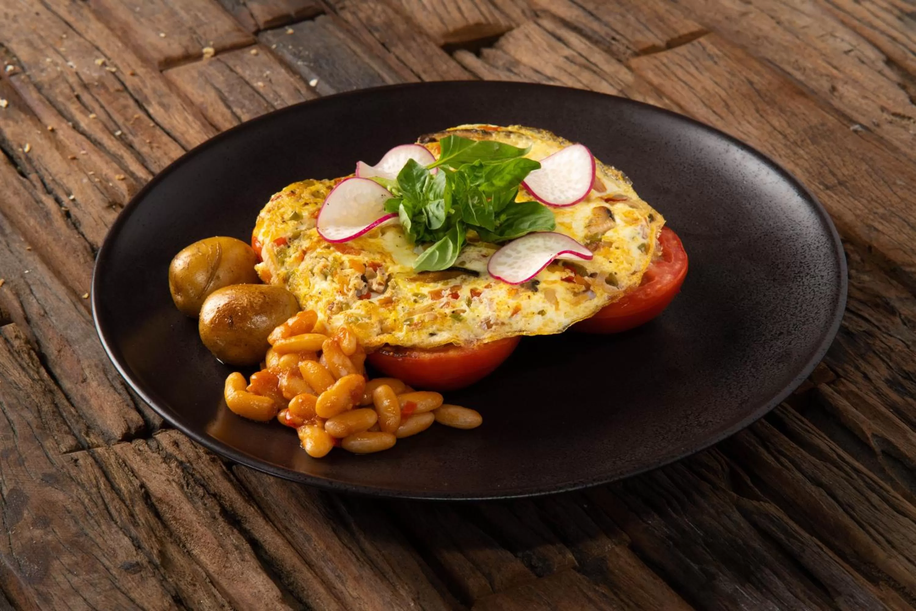 Food close-up in ABC Hotel